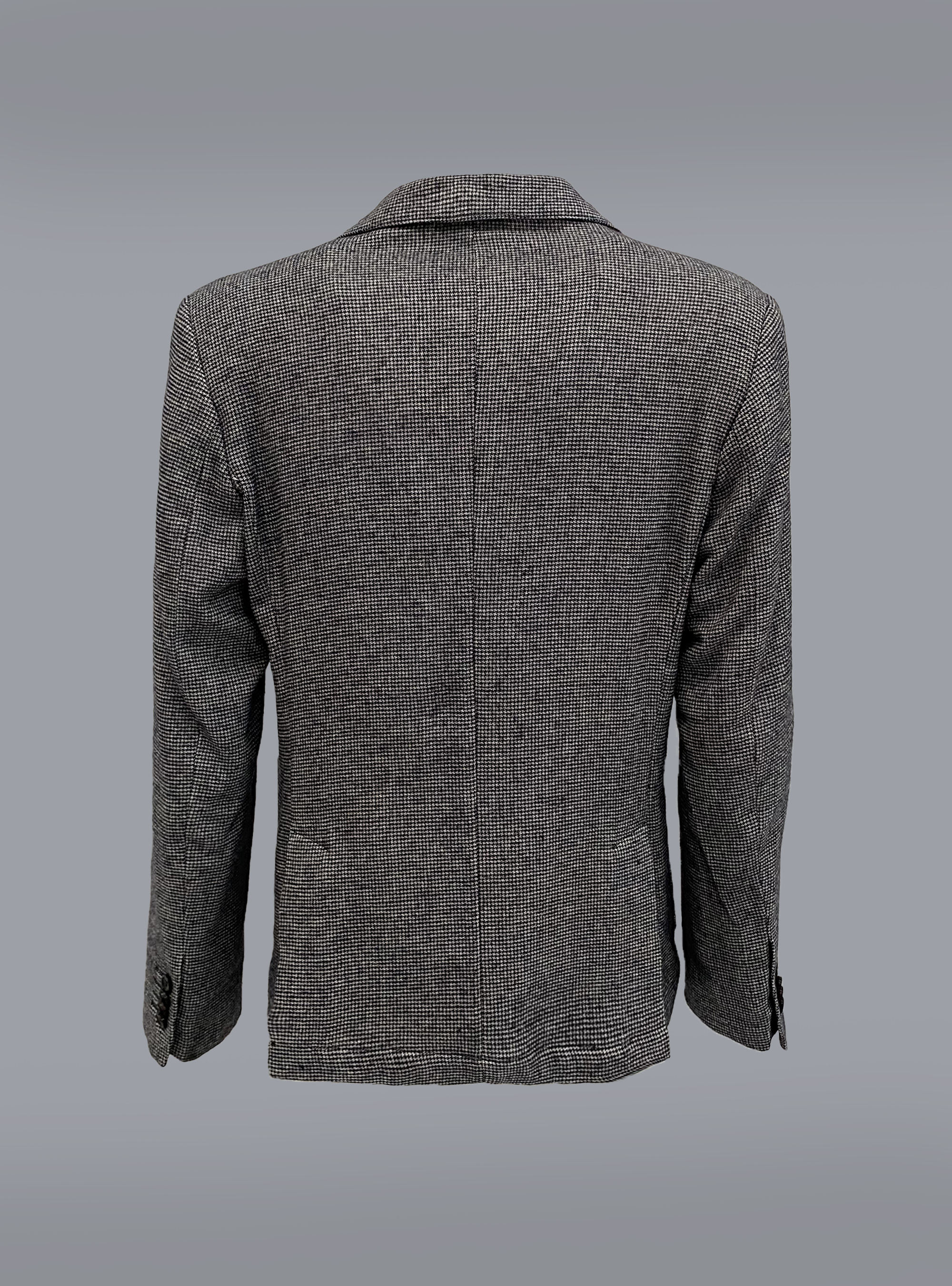 Blazer in misto lana, BLUE NAVY