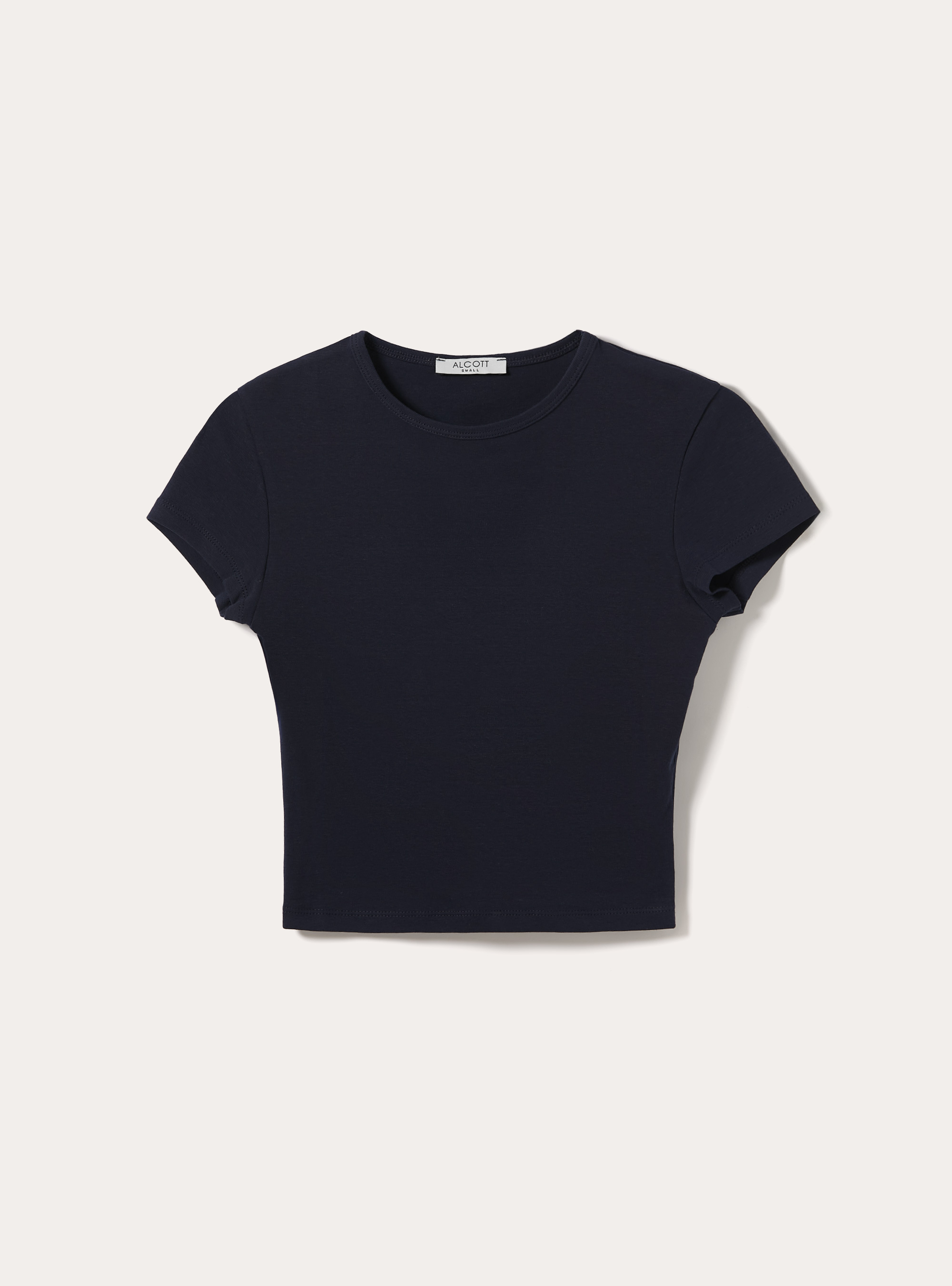 Maglietta in cotone slim fit, NA3 NAVY LIGHT