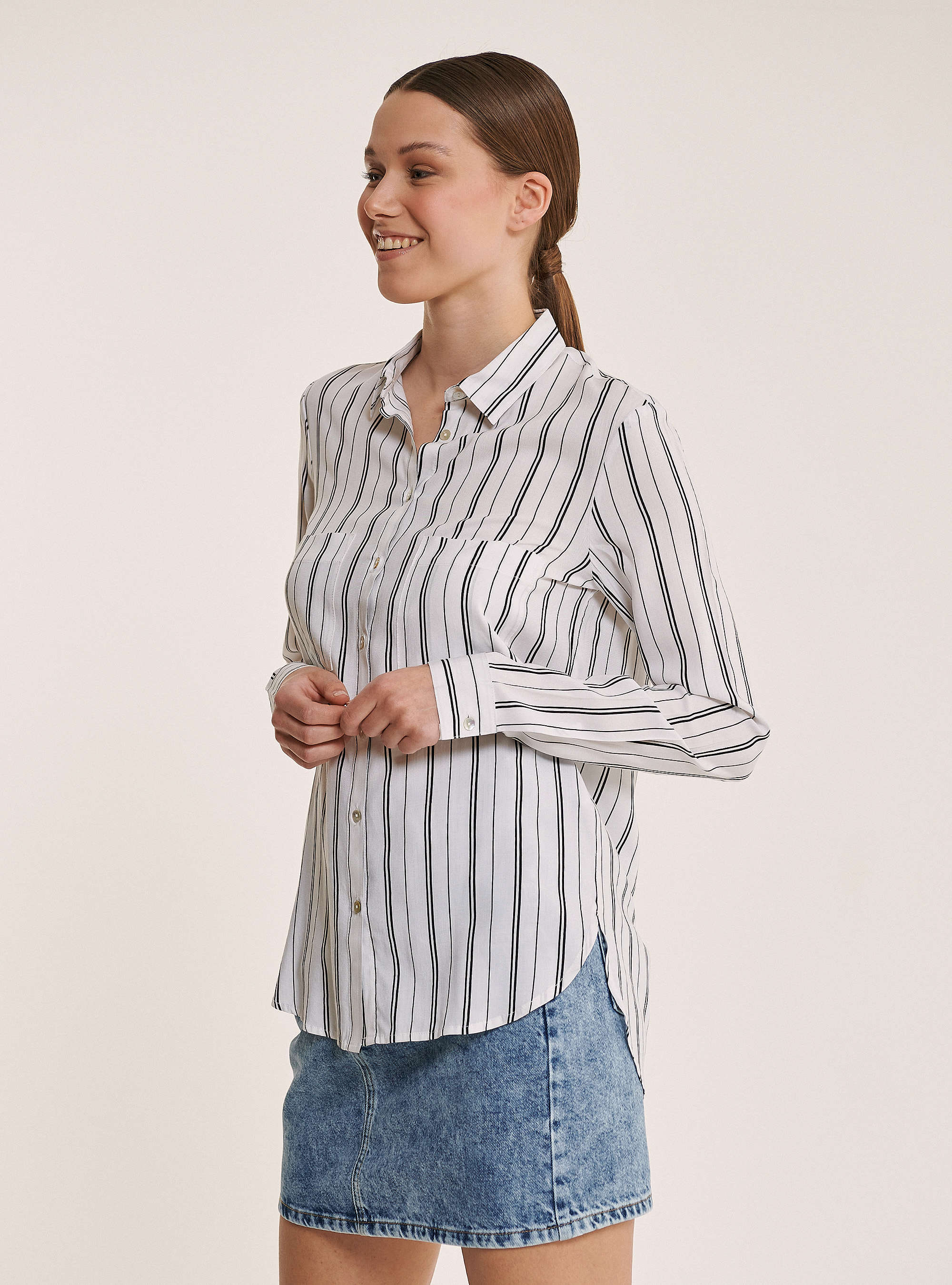 Chemise à rayures comfort fit, STRIPES
