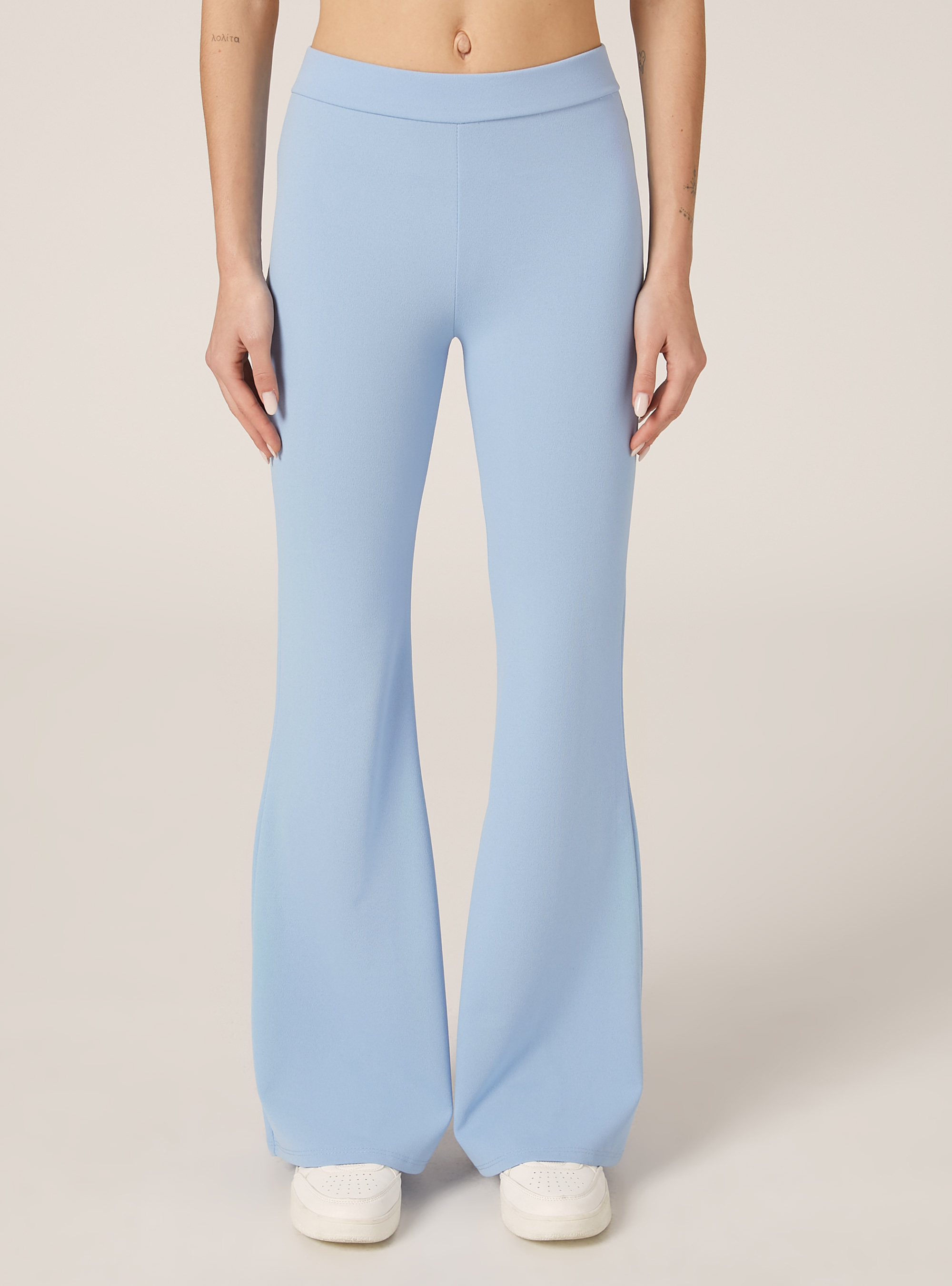 Pantalon legging &eacute;vas&eacute;, AZ2 AZURE MEDIUM