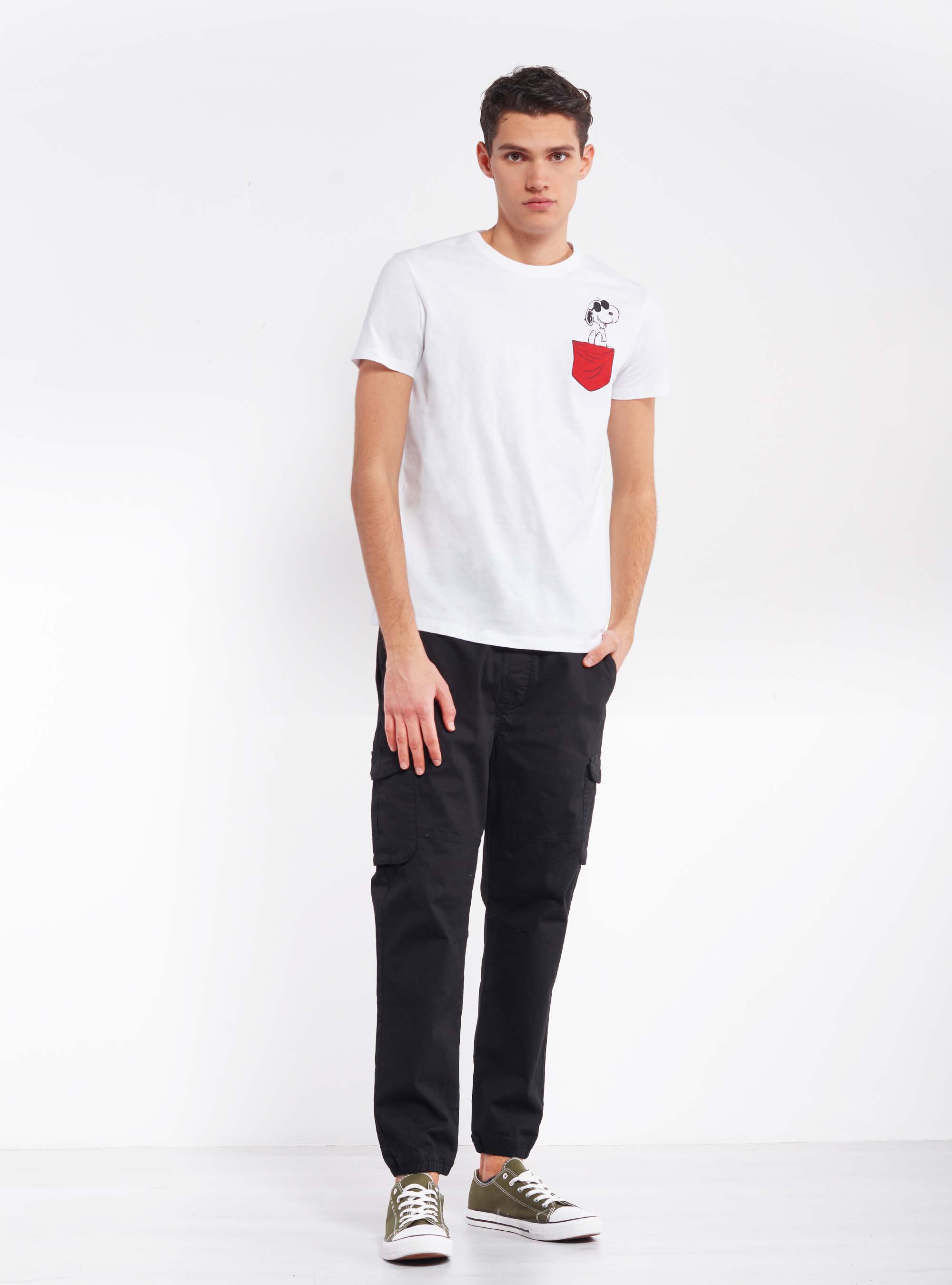 T-Shirt Snoopy für Alcott, C099 WHITE