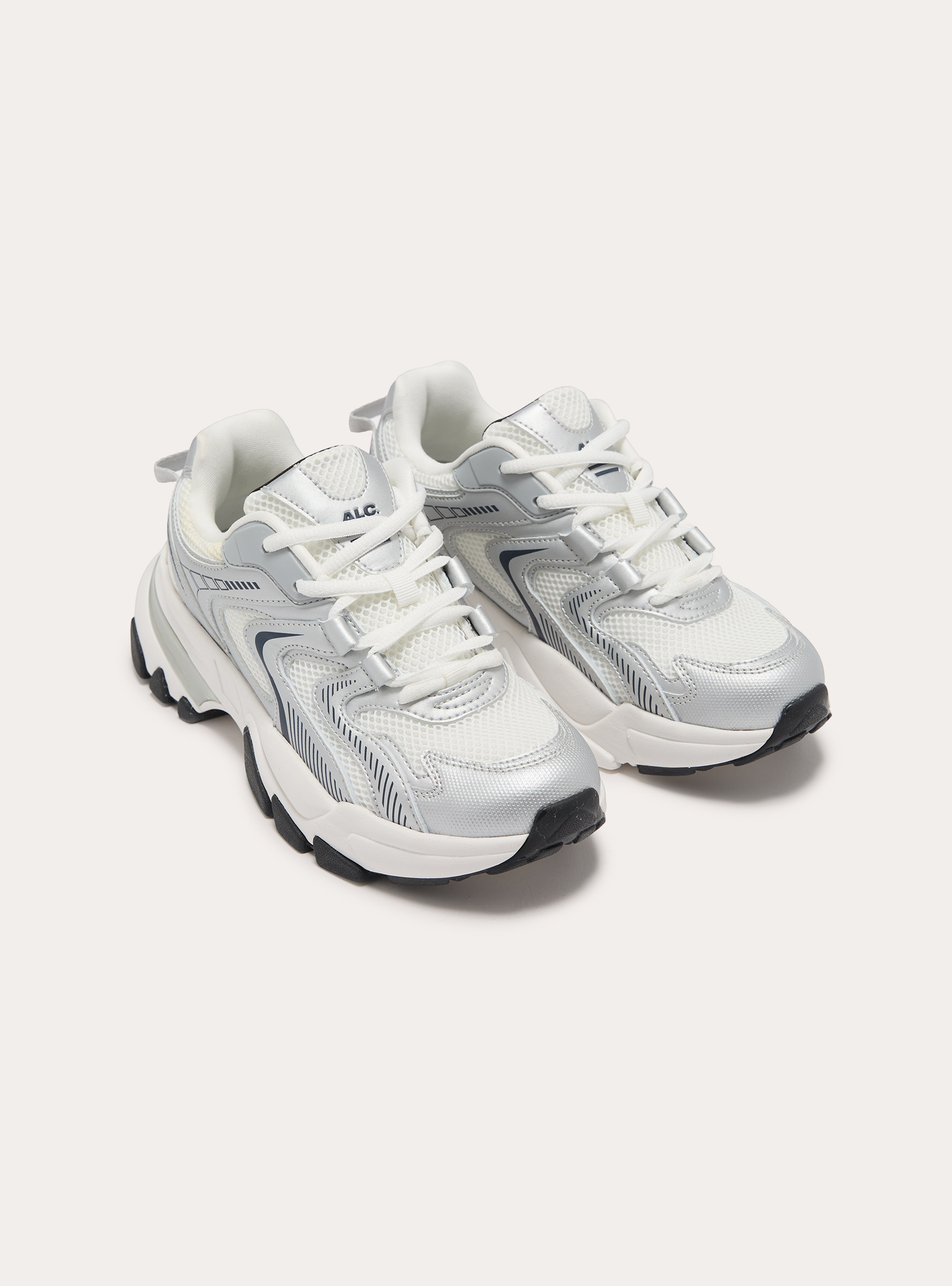 Sporty sneakers, SV2 SILVER MEDIUM