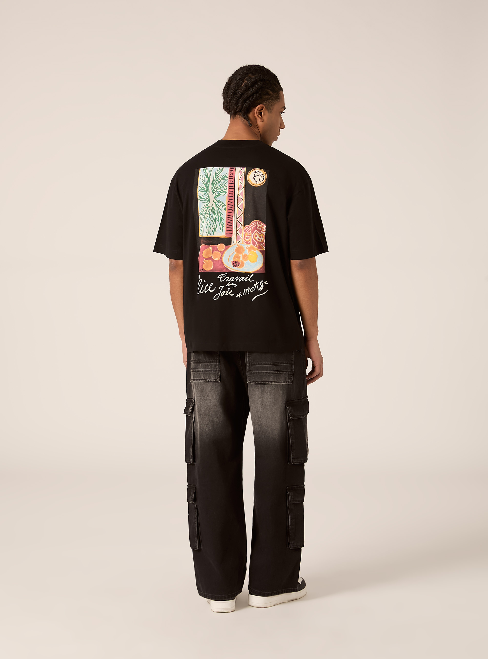Henri Matisse / Alcott boxy fit T-shirt, BK1 BLACK