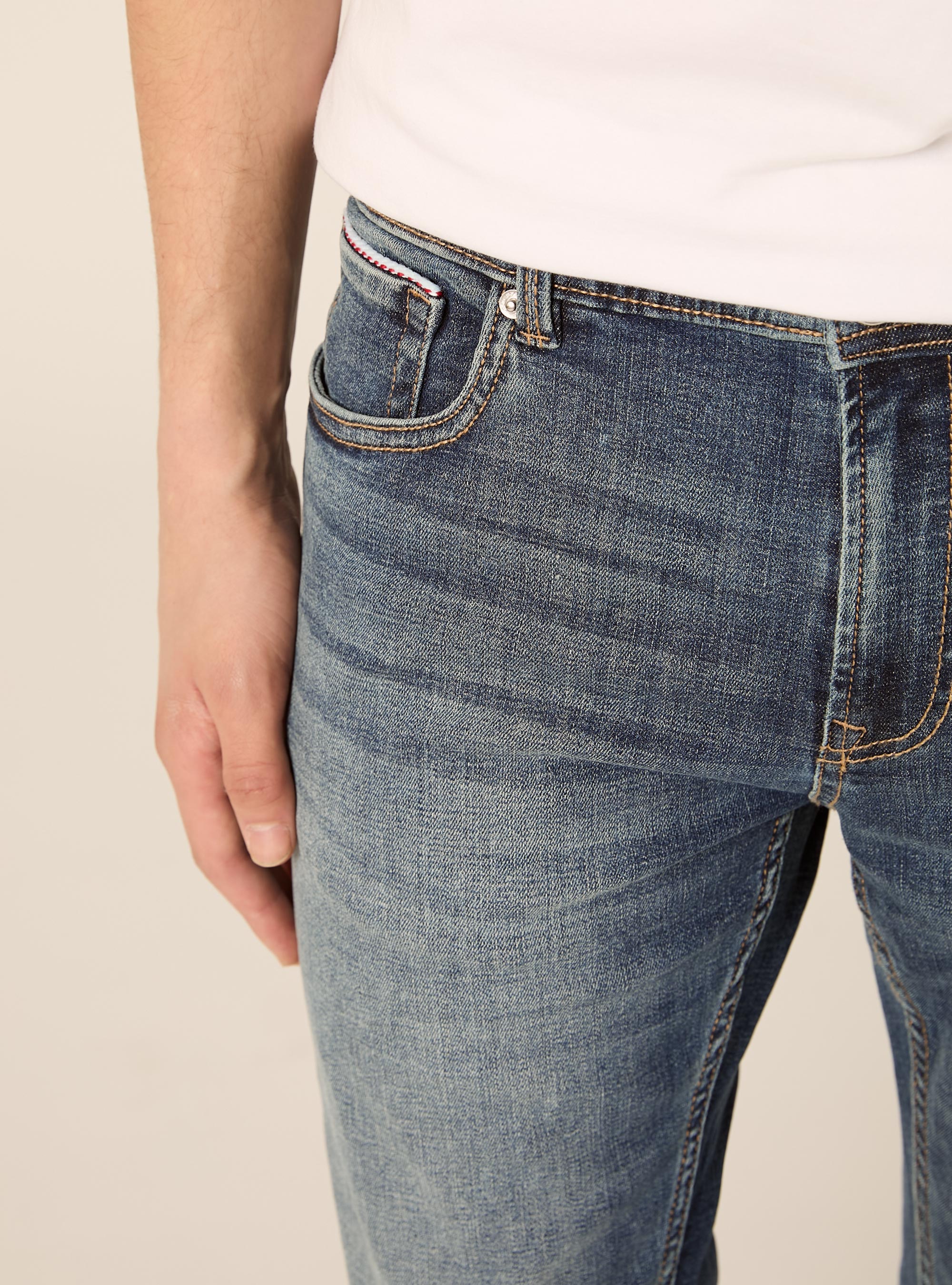 Jeans skinny fit, D002 MEDIUM DARK BLUE