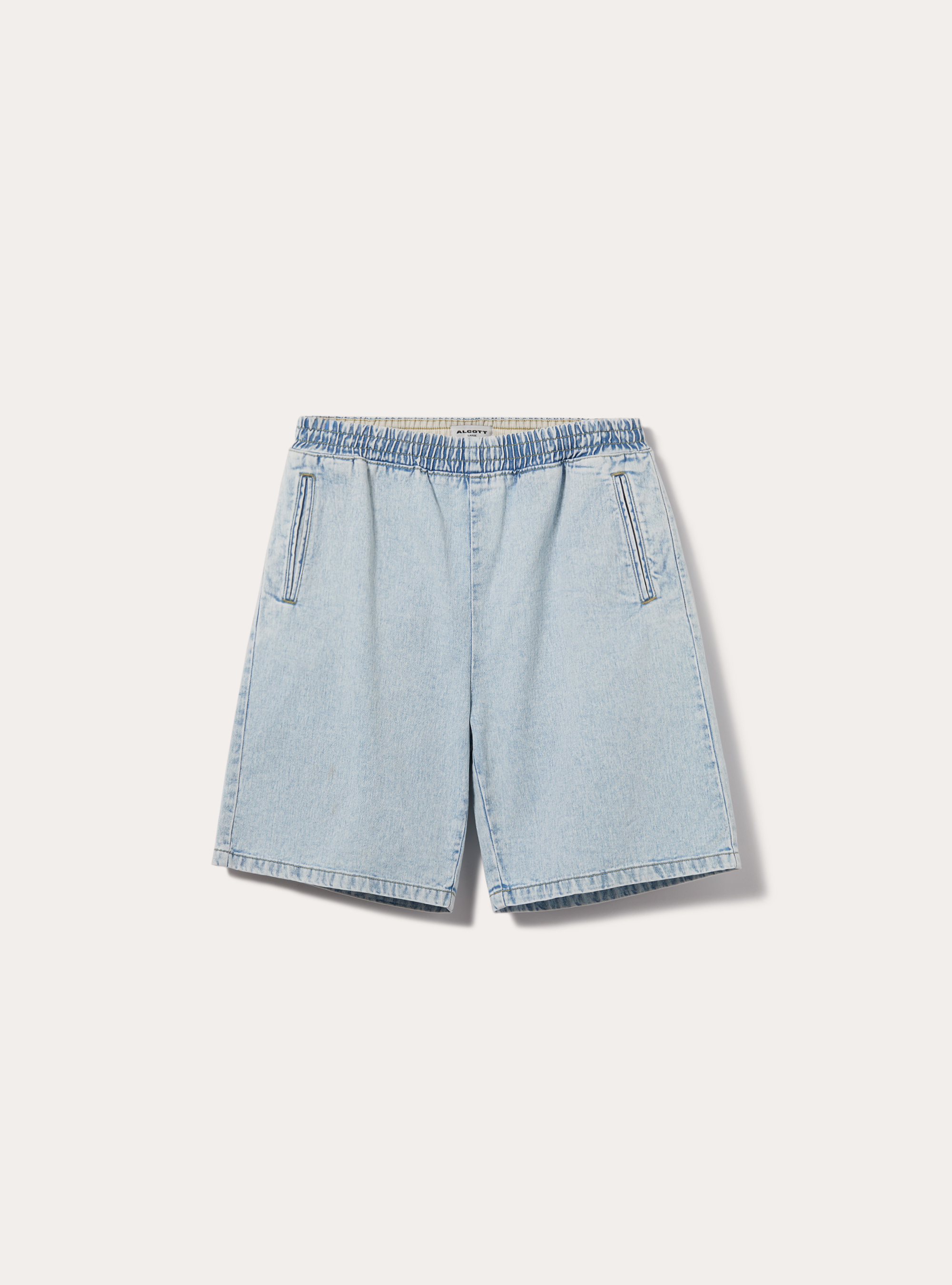 Bermudas aus Denim in Baggy Fit, D006 AZURE