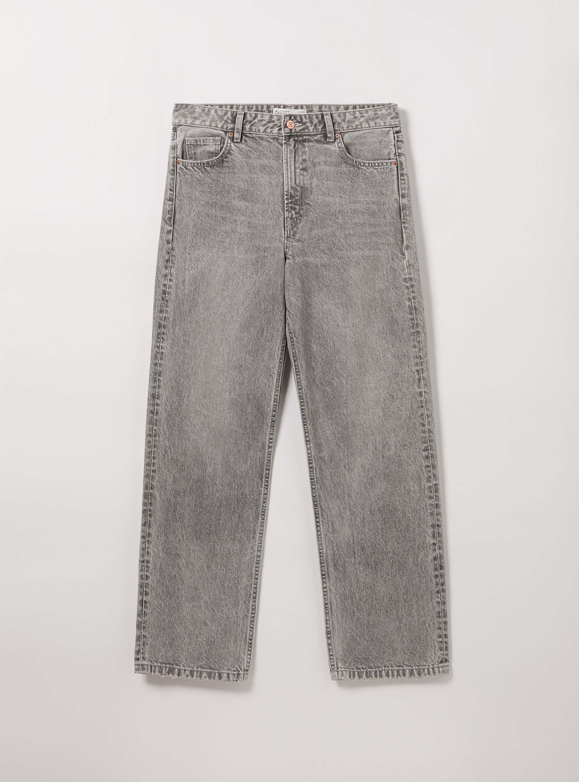 Loose straight fit jeans, D00G GREY