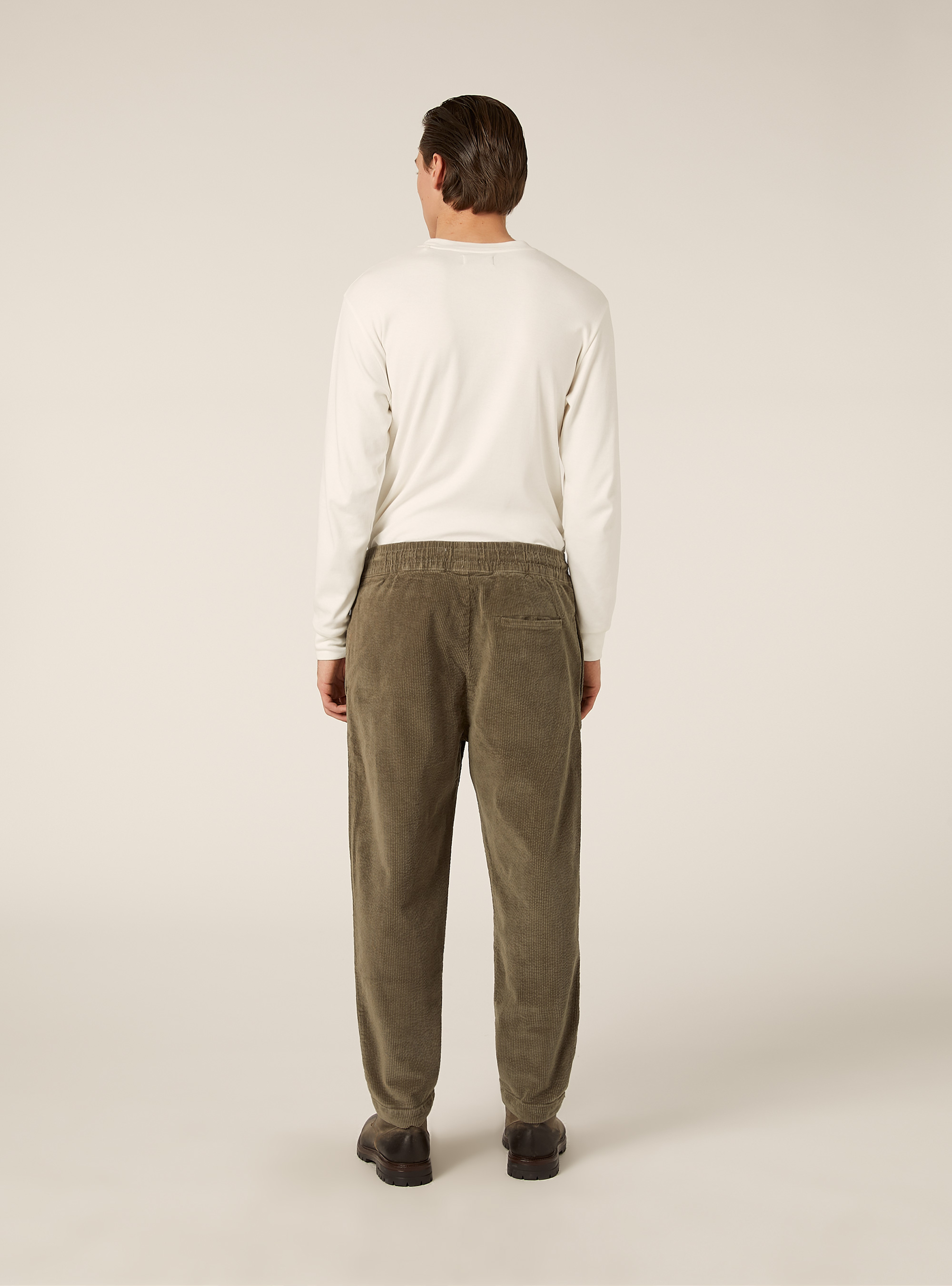 Pantalon jogger en velours cotel&eacute;, KY2 KAKY MEDIUM