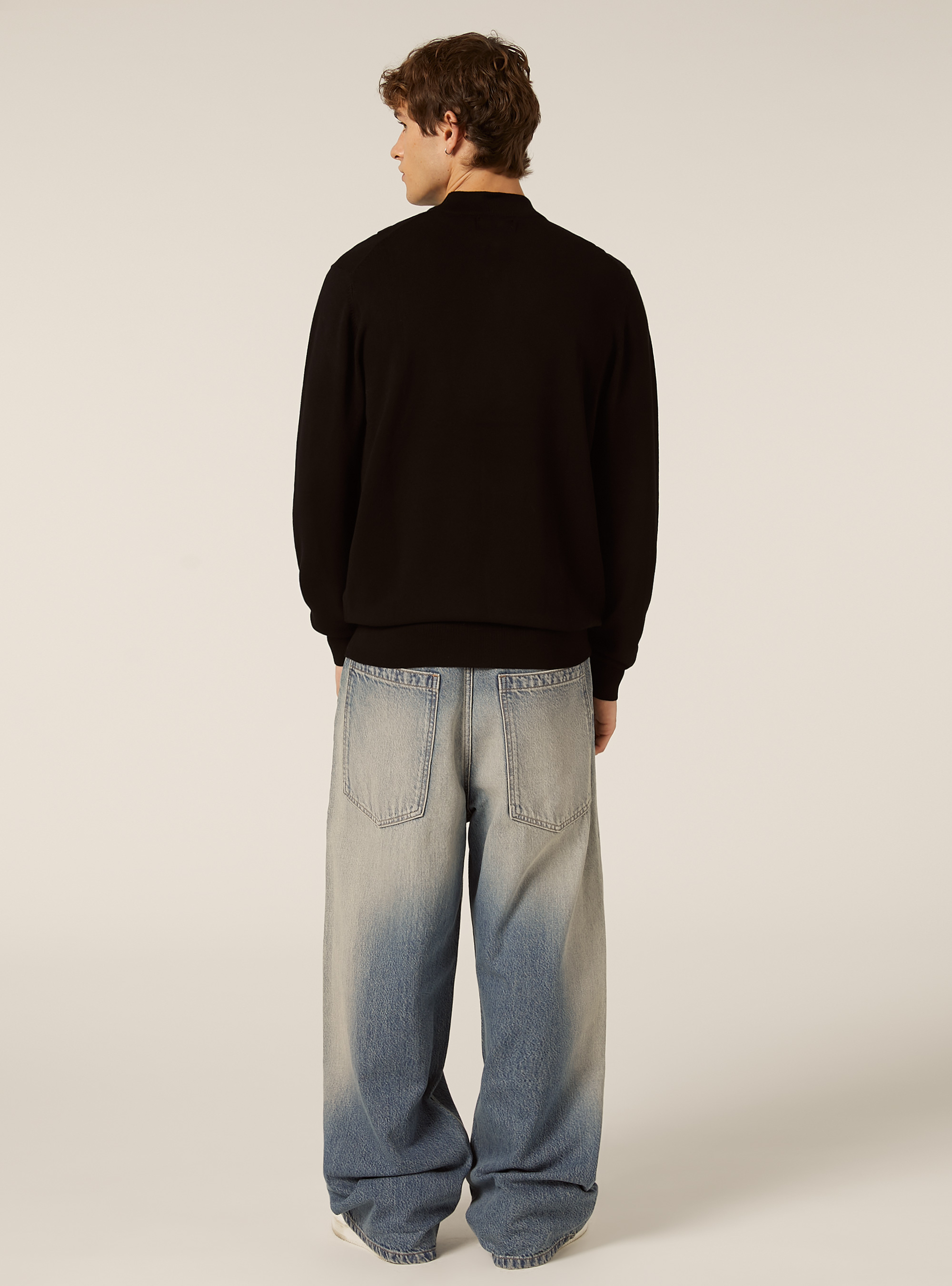 Jersey de cuello medio, BK1 BLACK