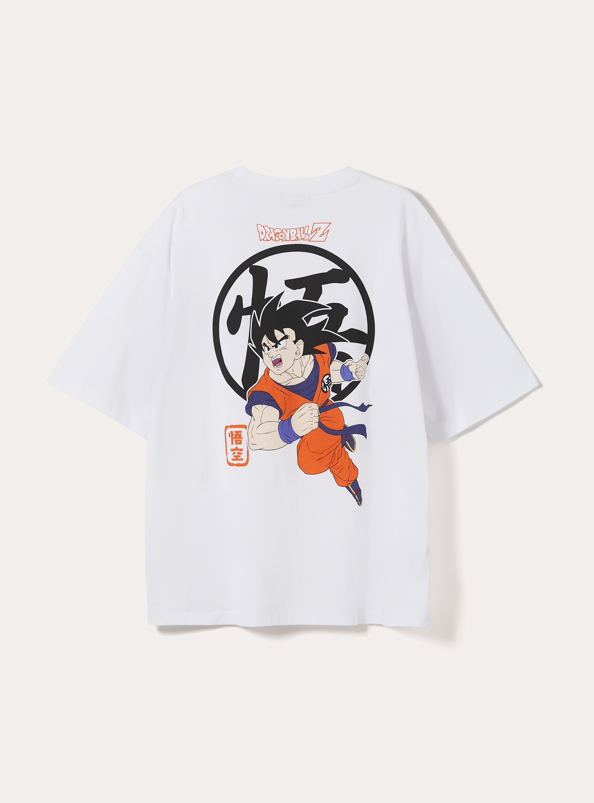 T-shirt dragonball z boxy fit, WH3 WHITE