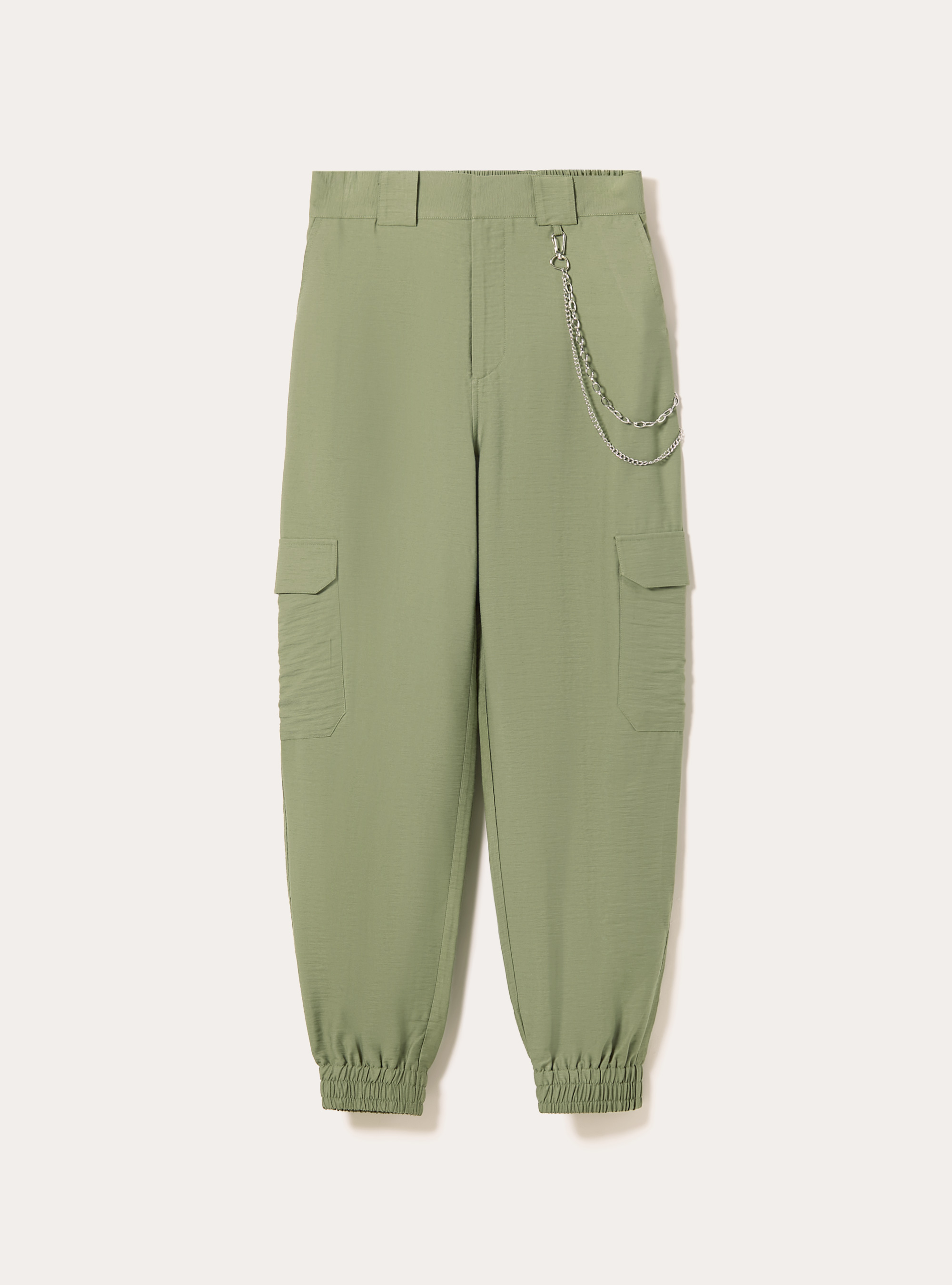 Pantaloni jogger con catena, KAKY MEDIO