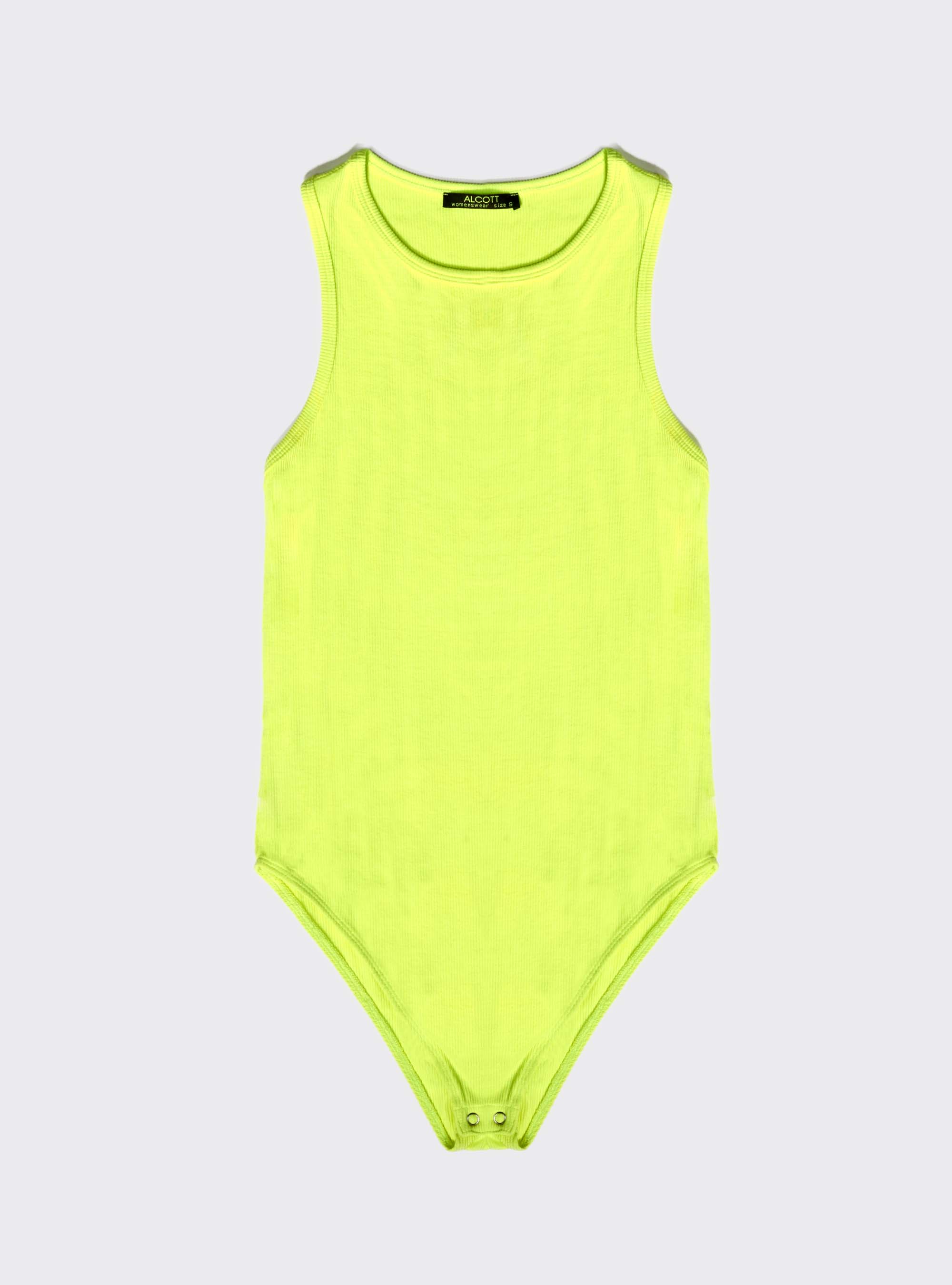 Body a costine fluo, YELLOW