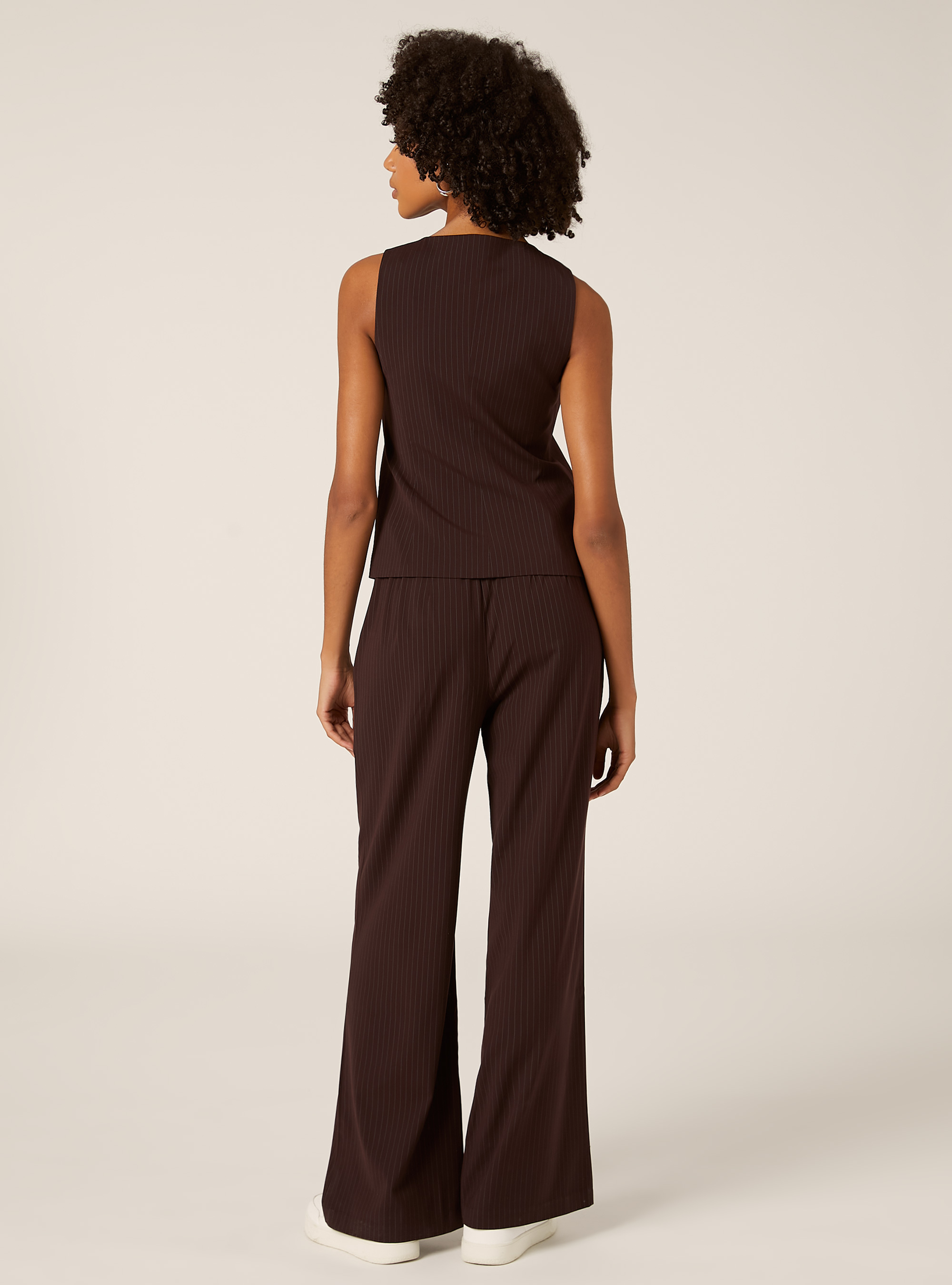 Pantalones de sastrería de pierna ancha, BO1 BORDEAUX DARK