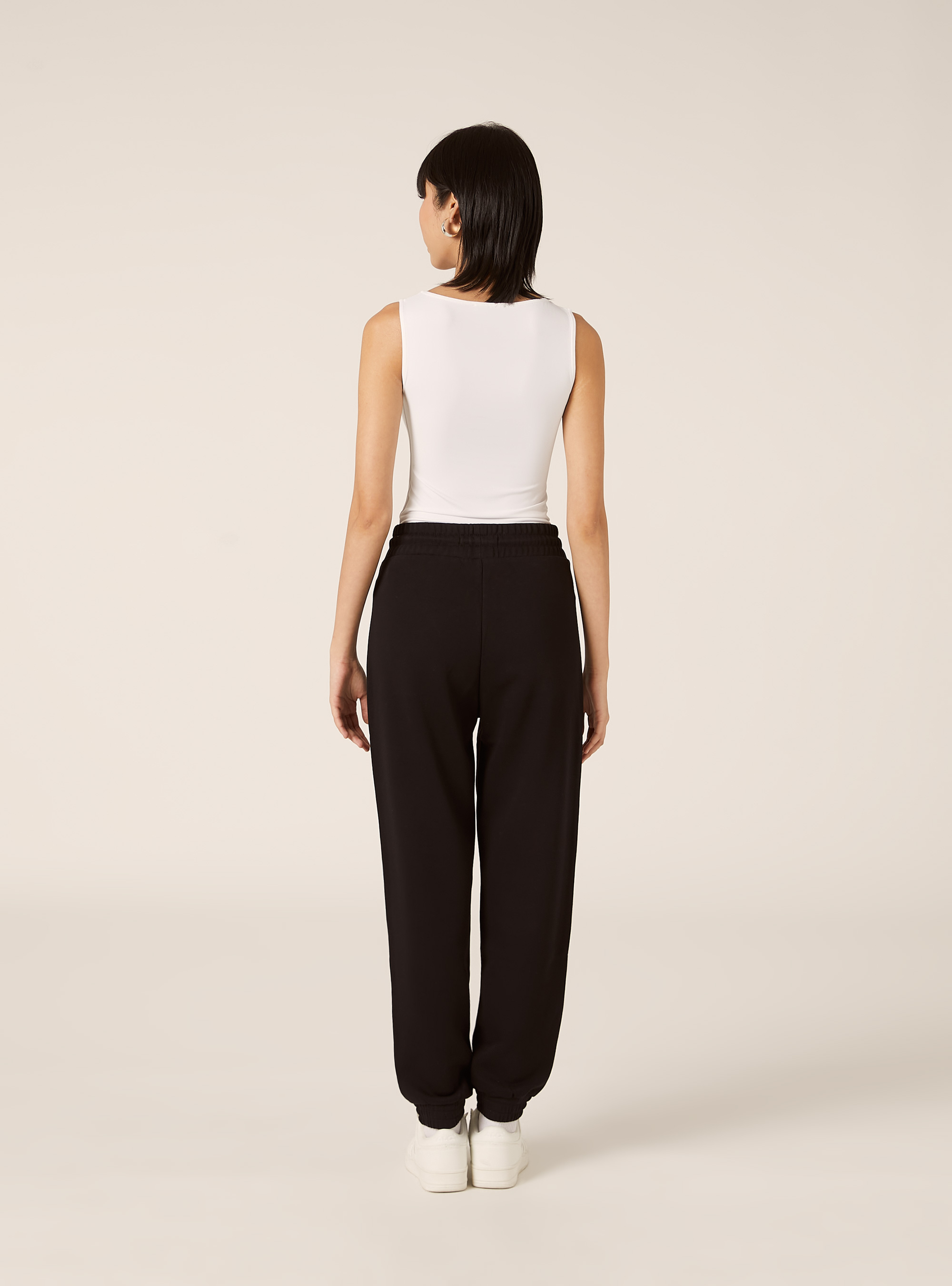 Jogginghose aus Sweatshirtstoff, BK1 BLACK