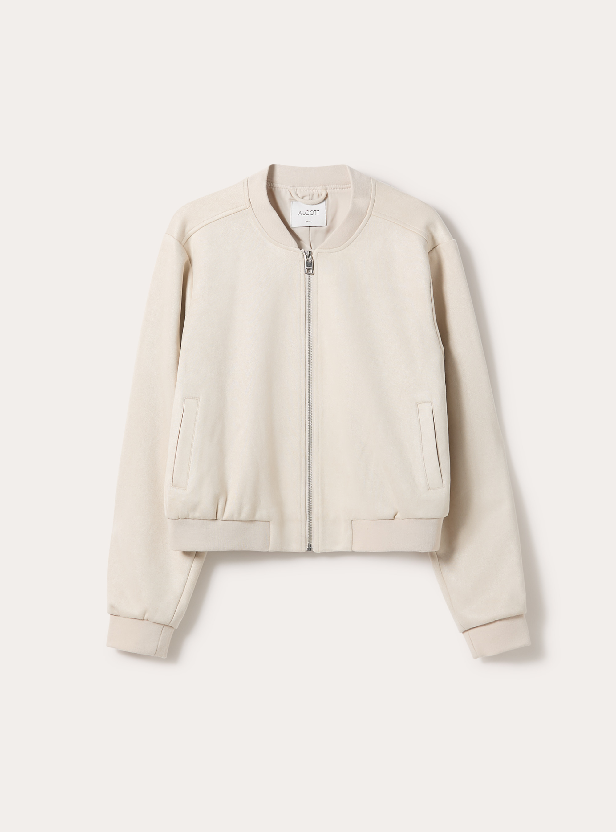 Bomberjacke aus Wildleder, SA2 SAND MEDIUM