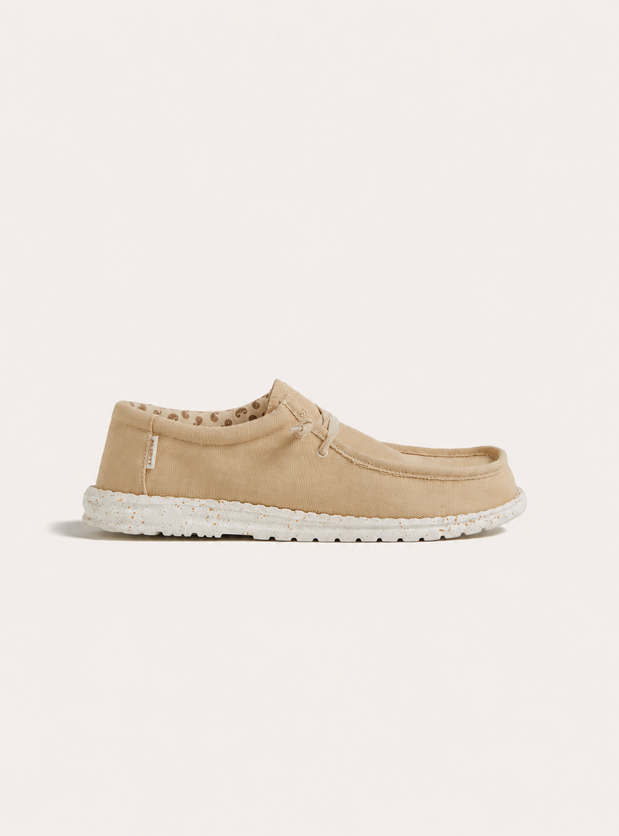 Scarpe mocassino con lacci, BEIGE MEDIO