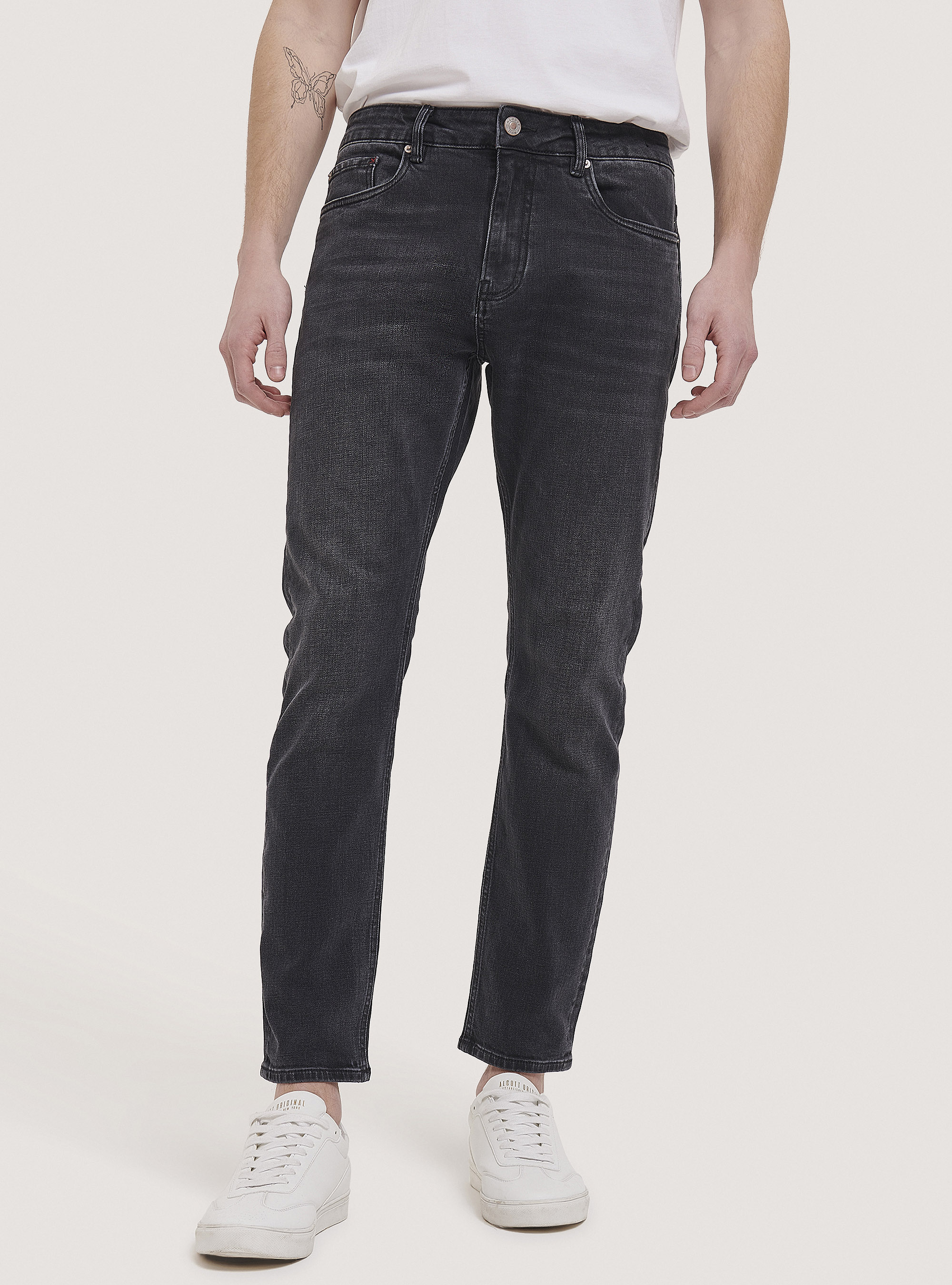 Jeans slim fit, D000 BLACK