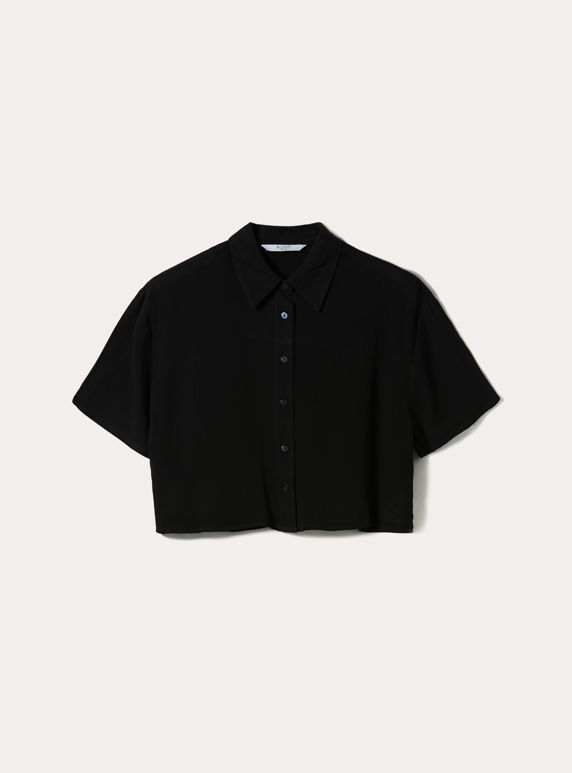Chemise courte &agrave; manches courtes, BK1 BLACK