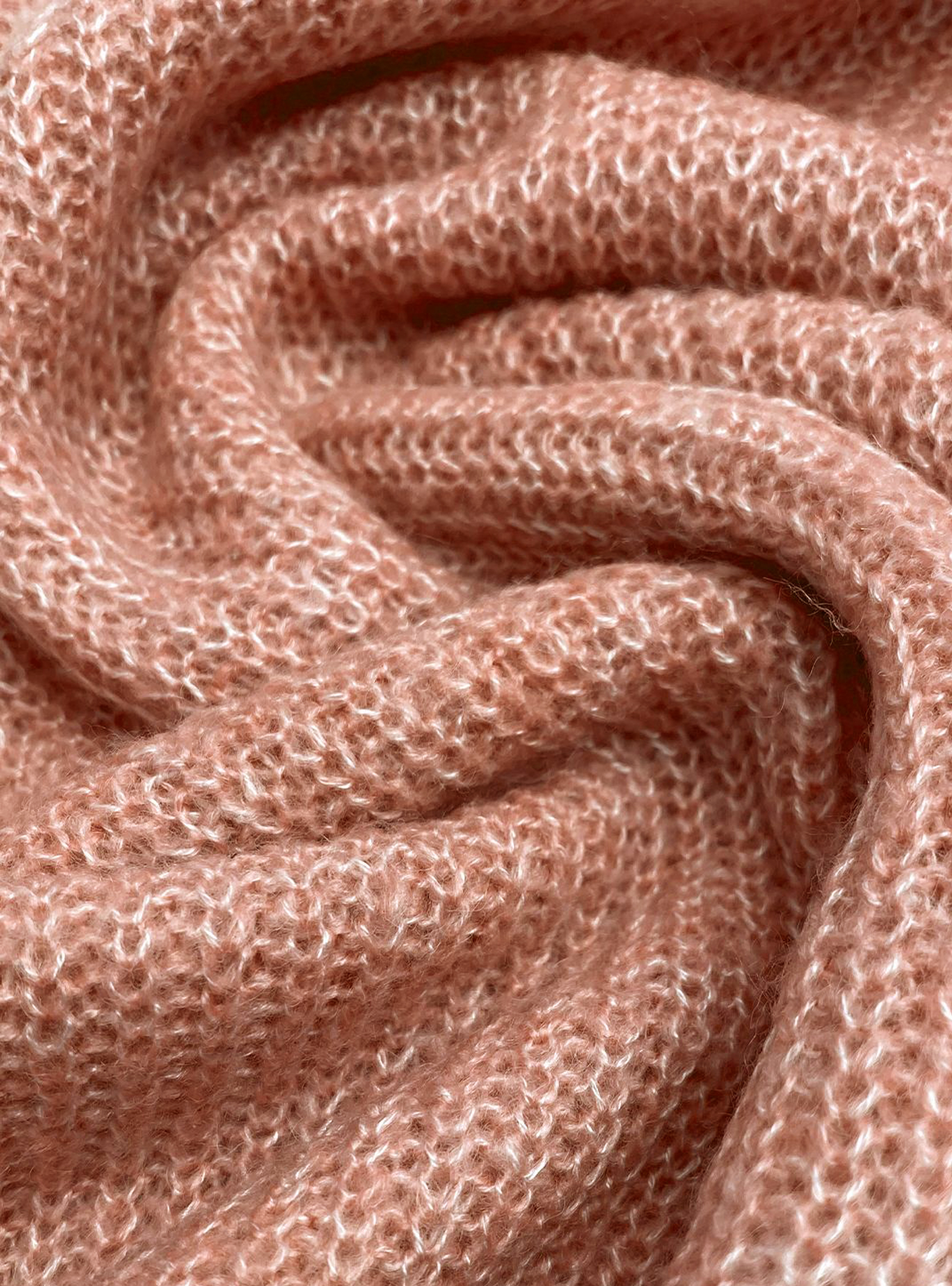 Unifarbener Rundhalspullover, C501 PINK