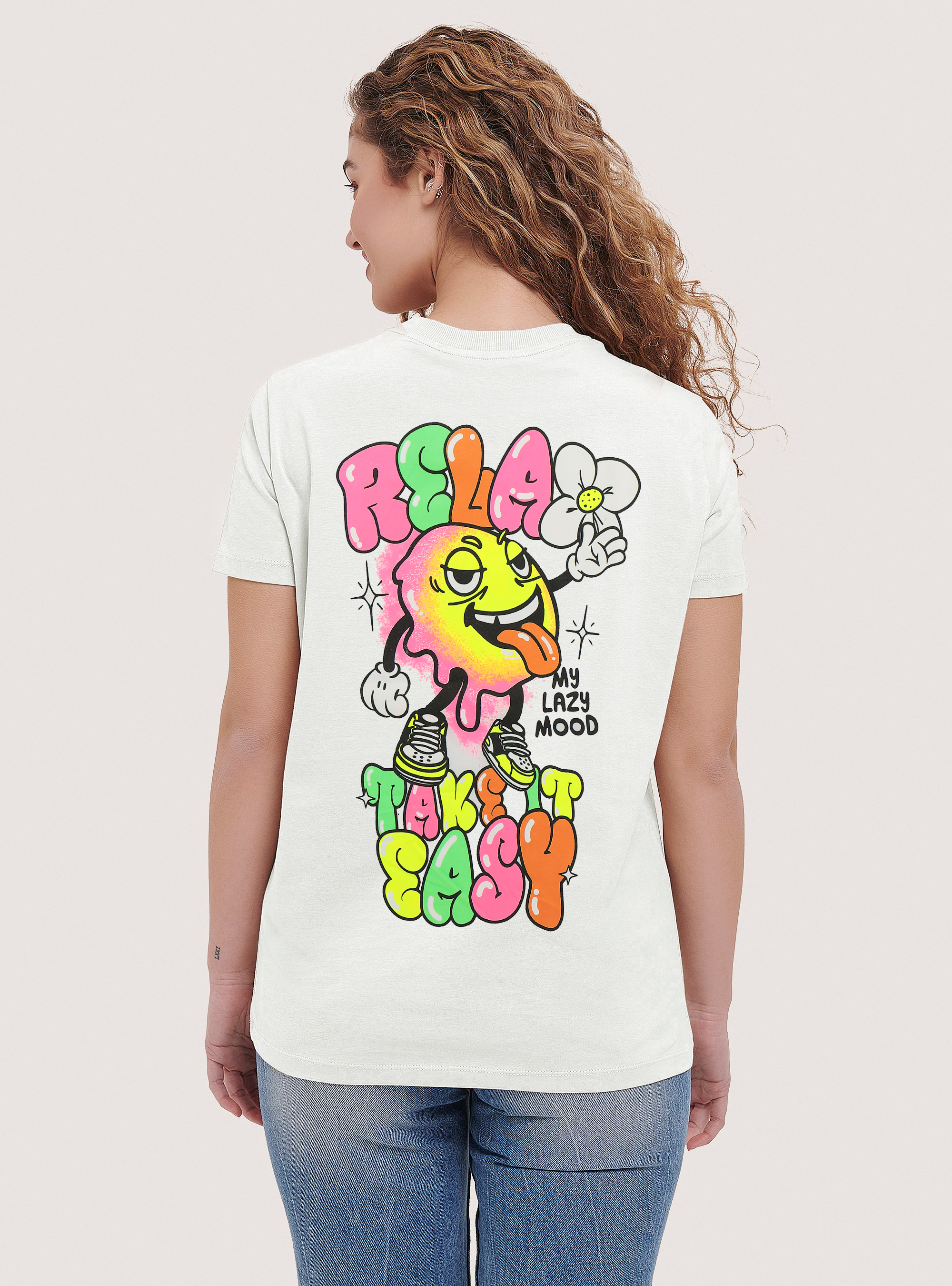 T-shirt avec impression Fancy Collection, WH2 WHITE