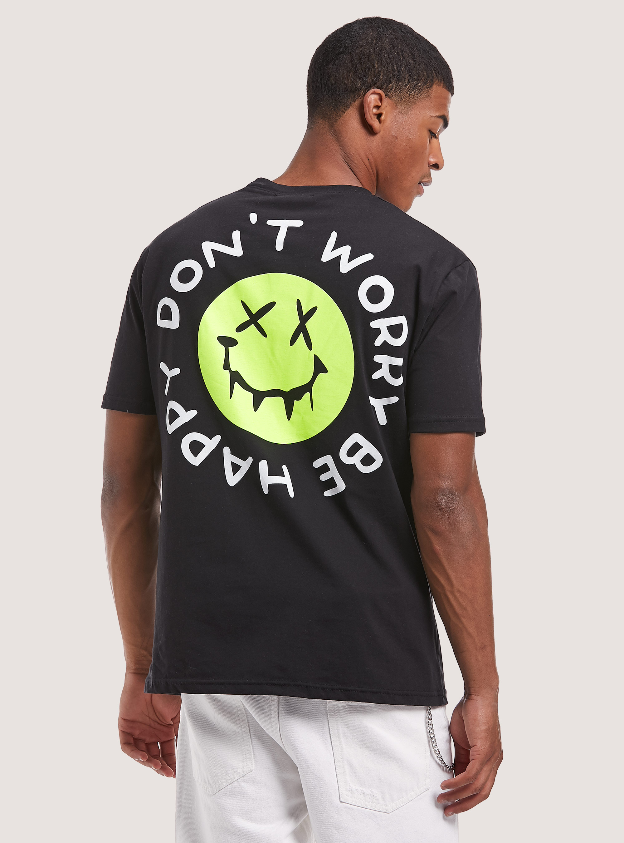 T-shirt with Smile Collection print, BK1 BLACK