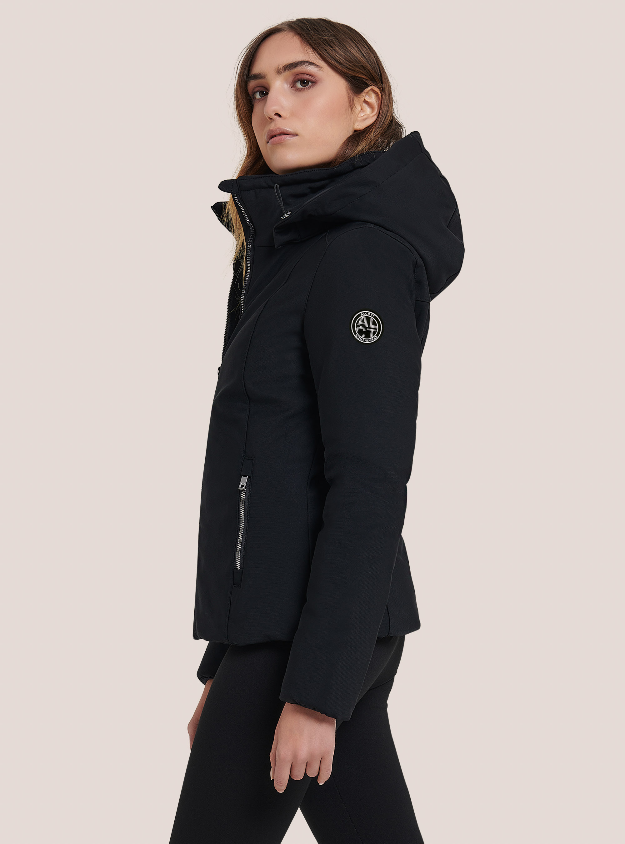 Technical jacket with recycled padding, BK1 BLACK
