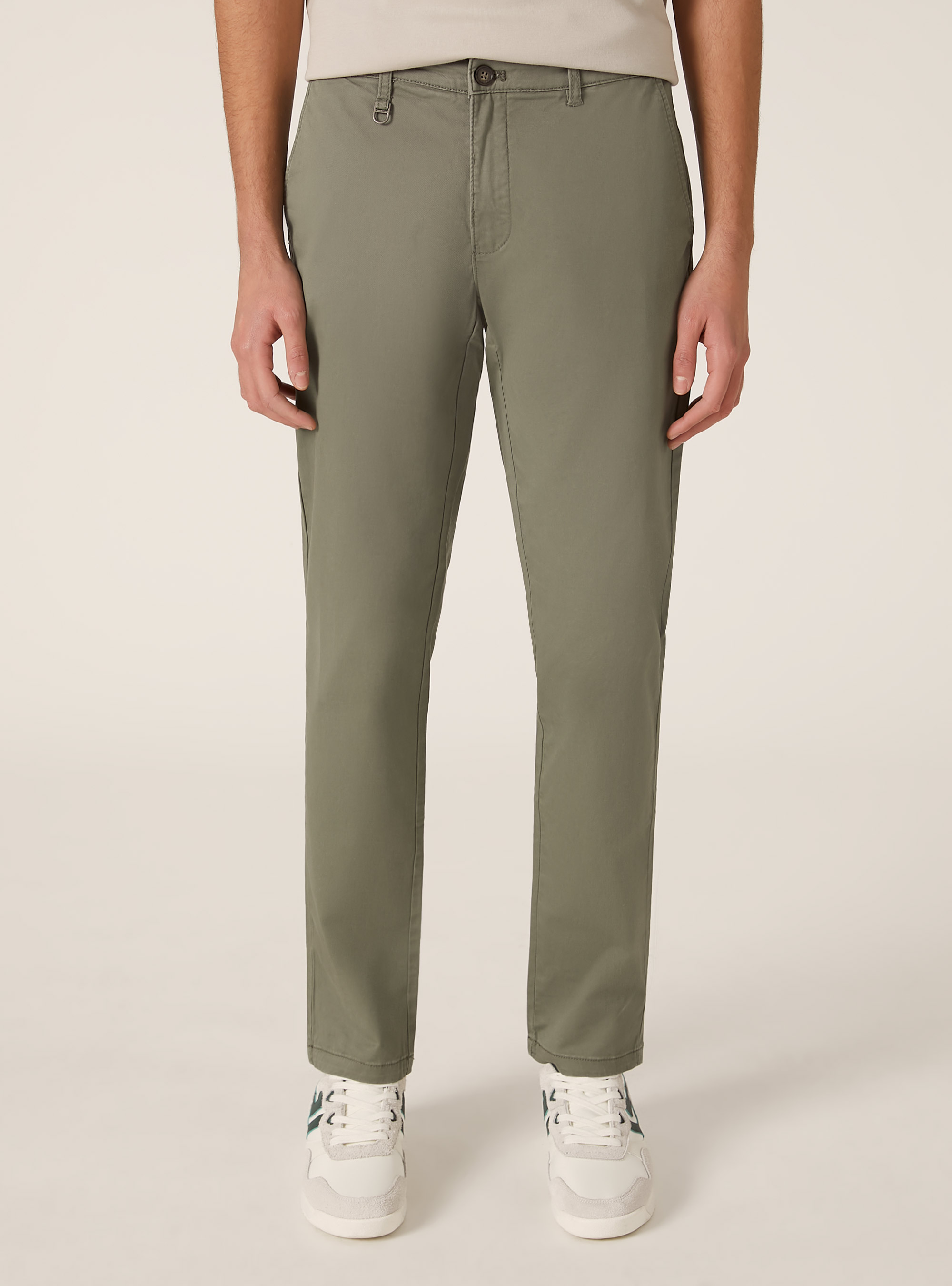 Skinny fit stretch twill chinos, KY2 KAKY MEDIUM