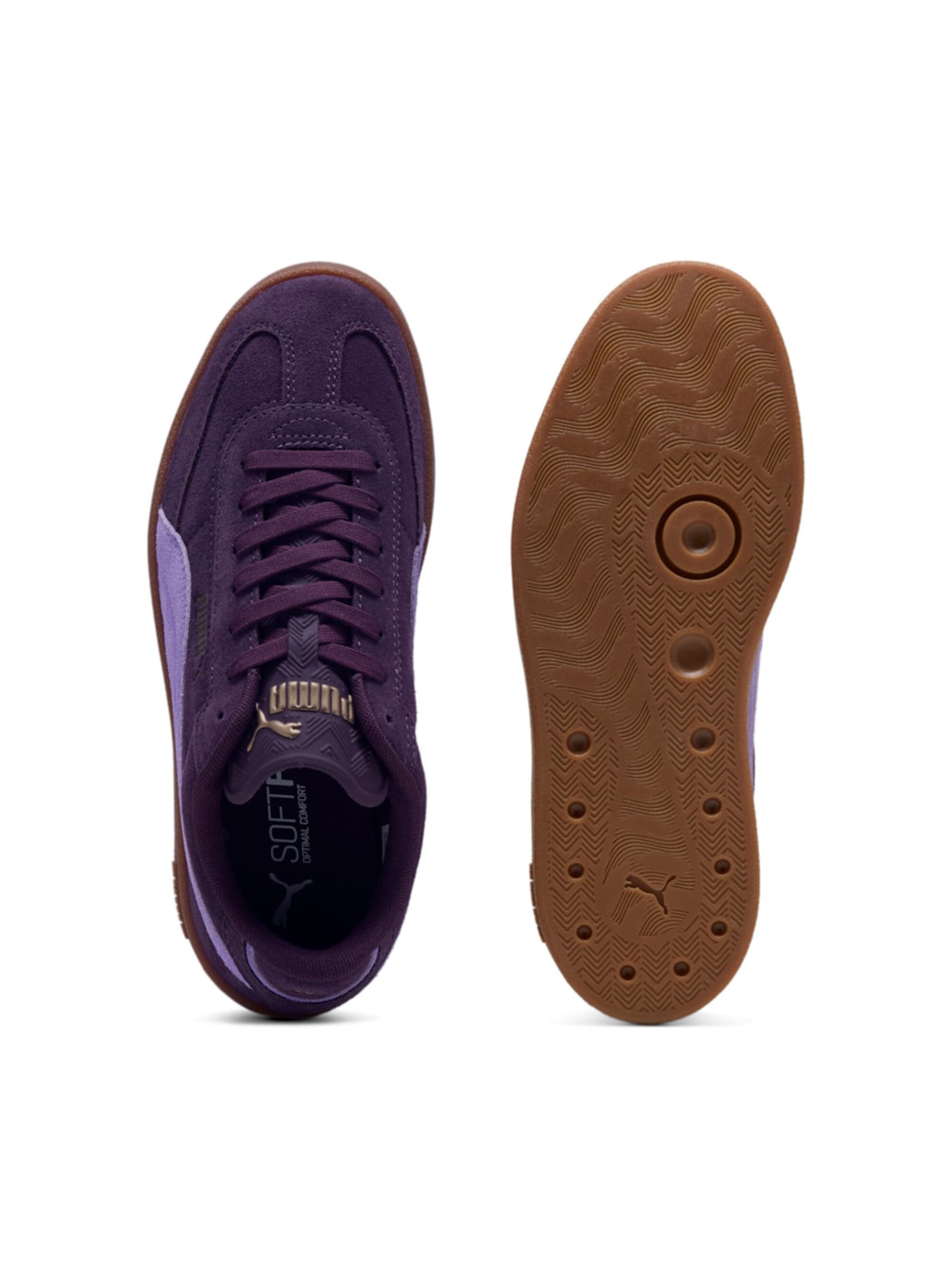 Puma Club II Era Suede Shoes, LC1 LILLAC DARK