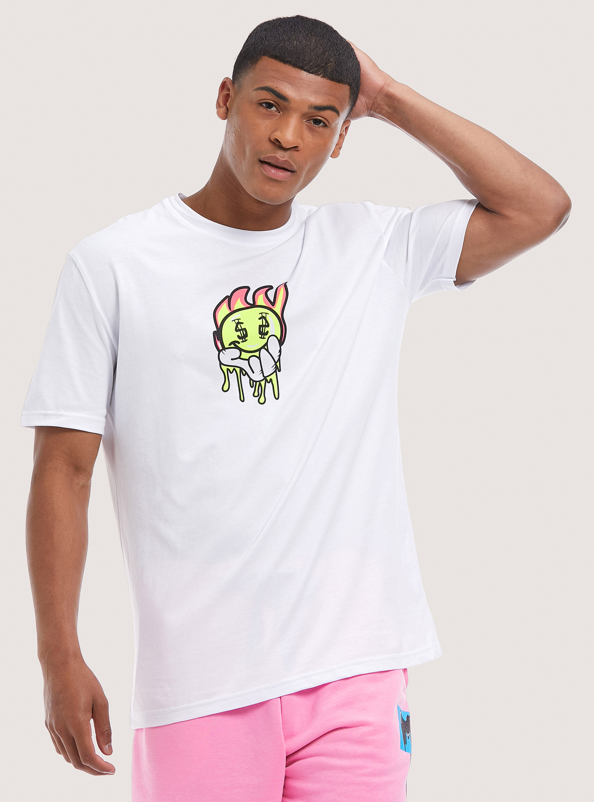 T-shirt with Smile Collection print, WH2 WHITE