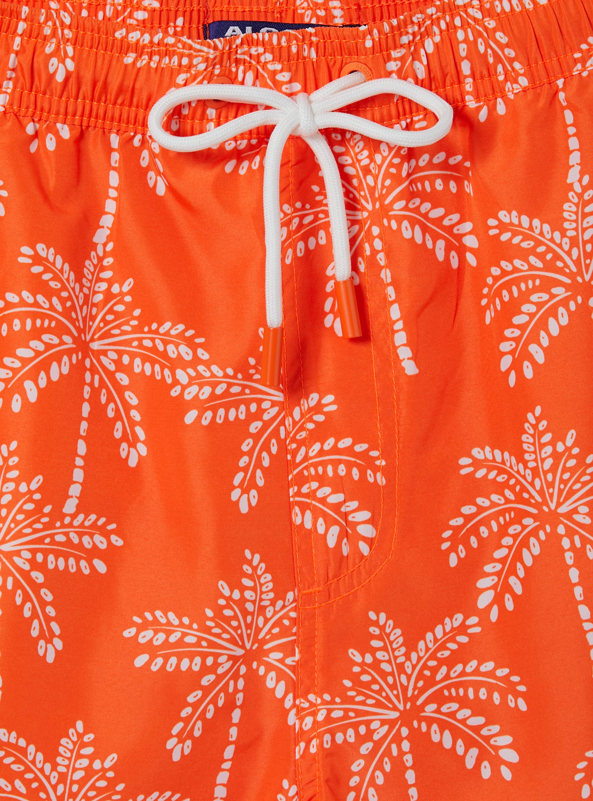 Printed swimming costume, PALM CORAL