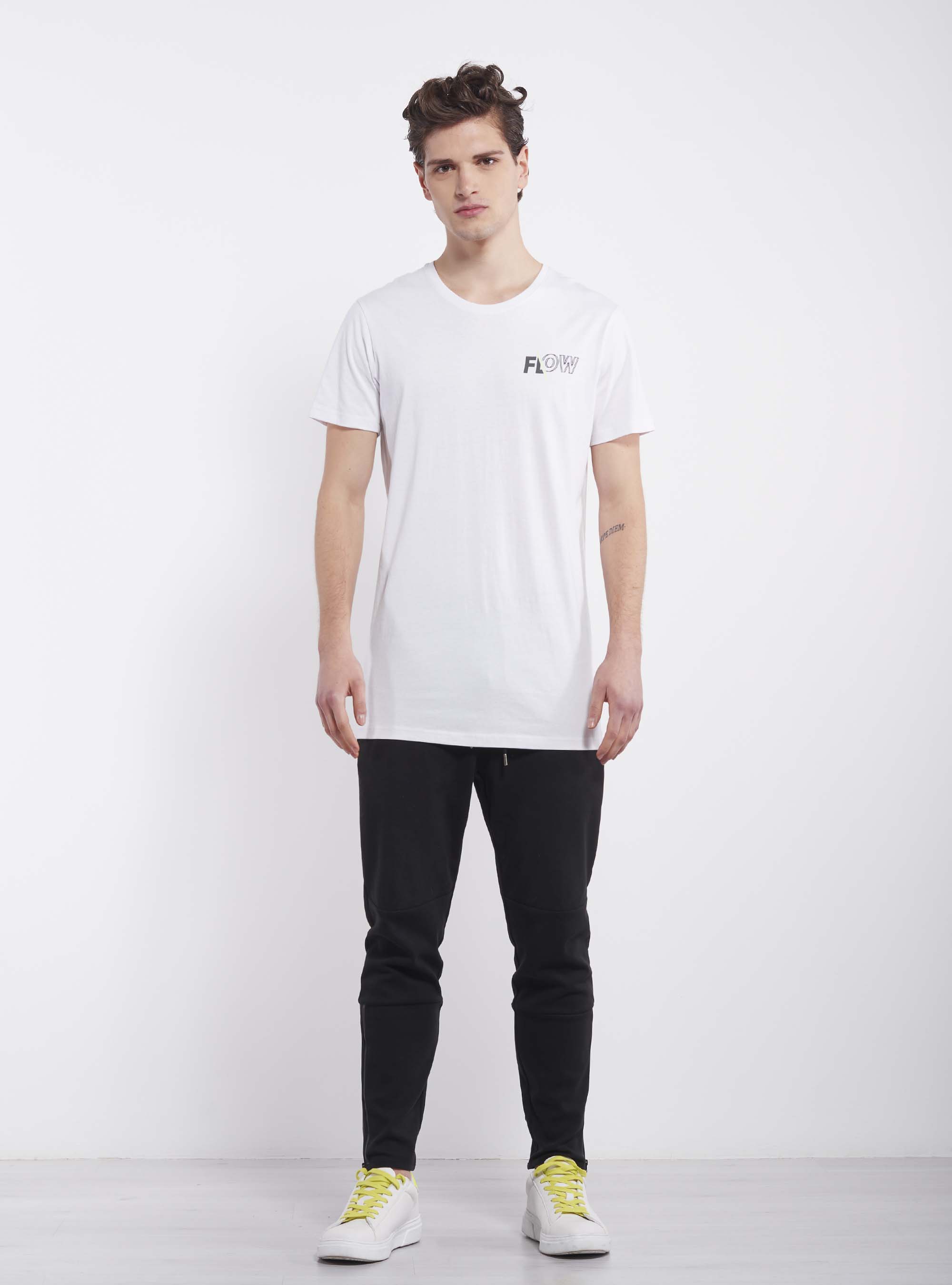 Camiseta estampada, BLANCO