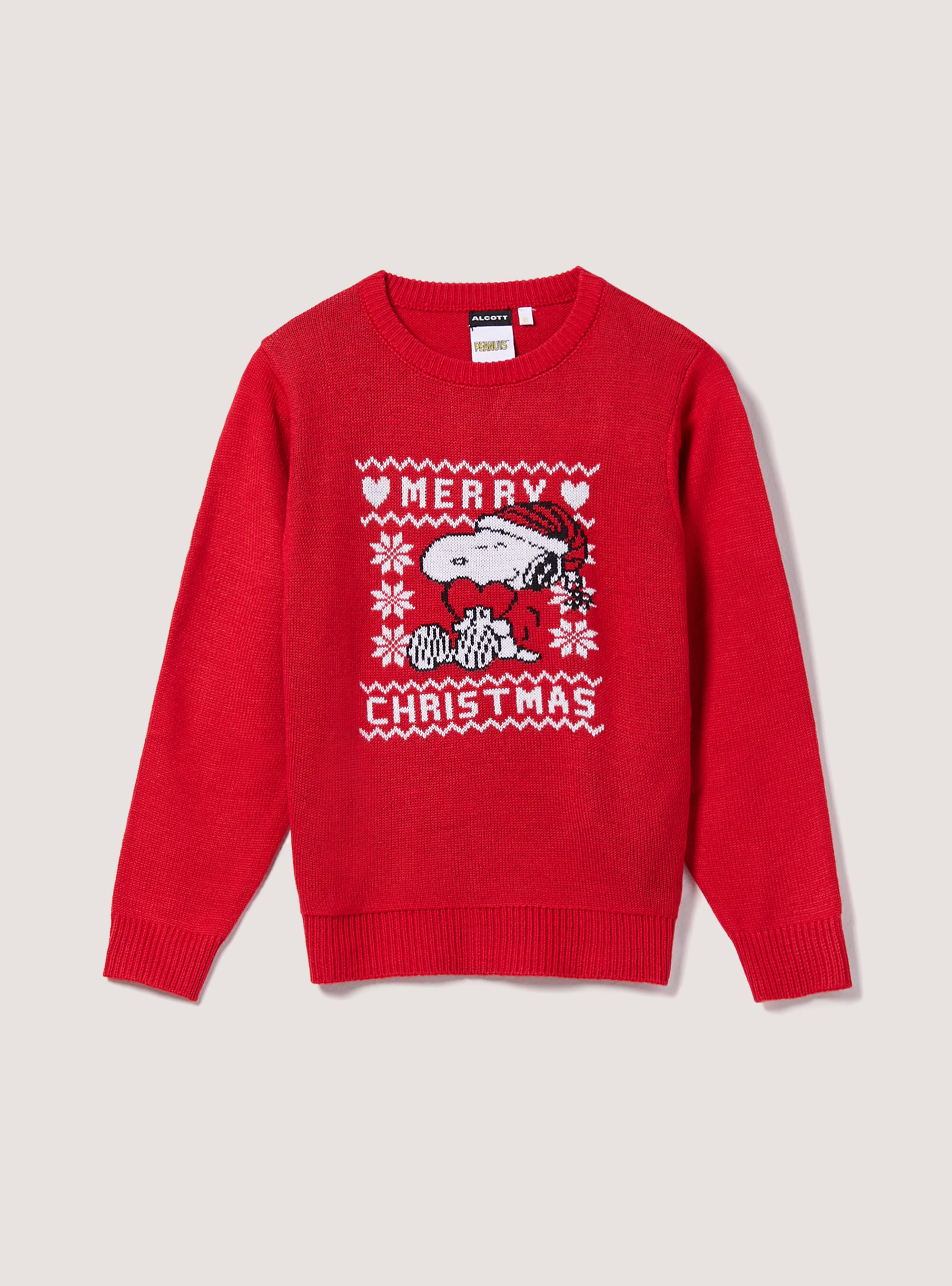 Pullover  "snoopy merry xmas", RD2 RED MEDIUM