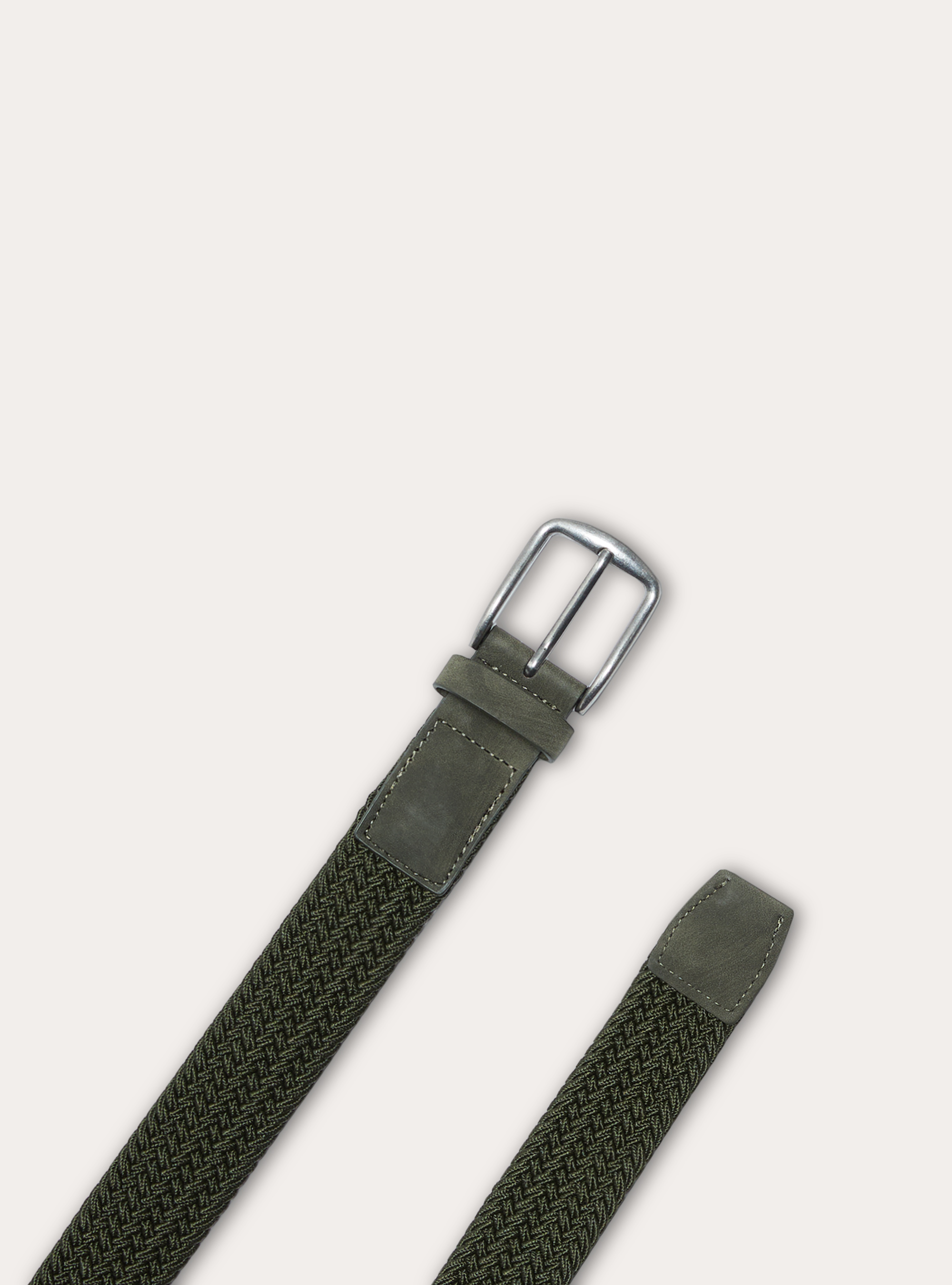 Cintura intrecciata elastica tinta unita, KY2 KAKY MEDIUM