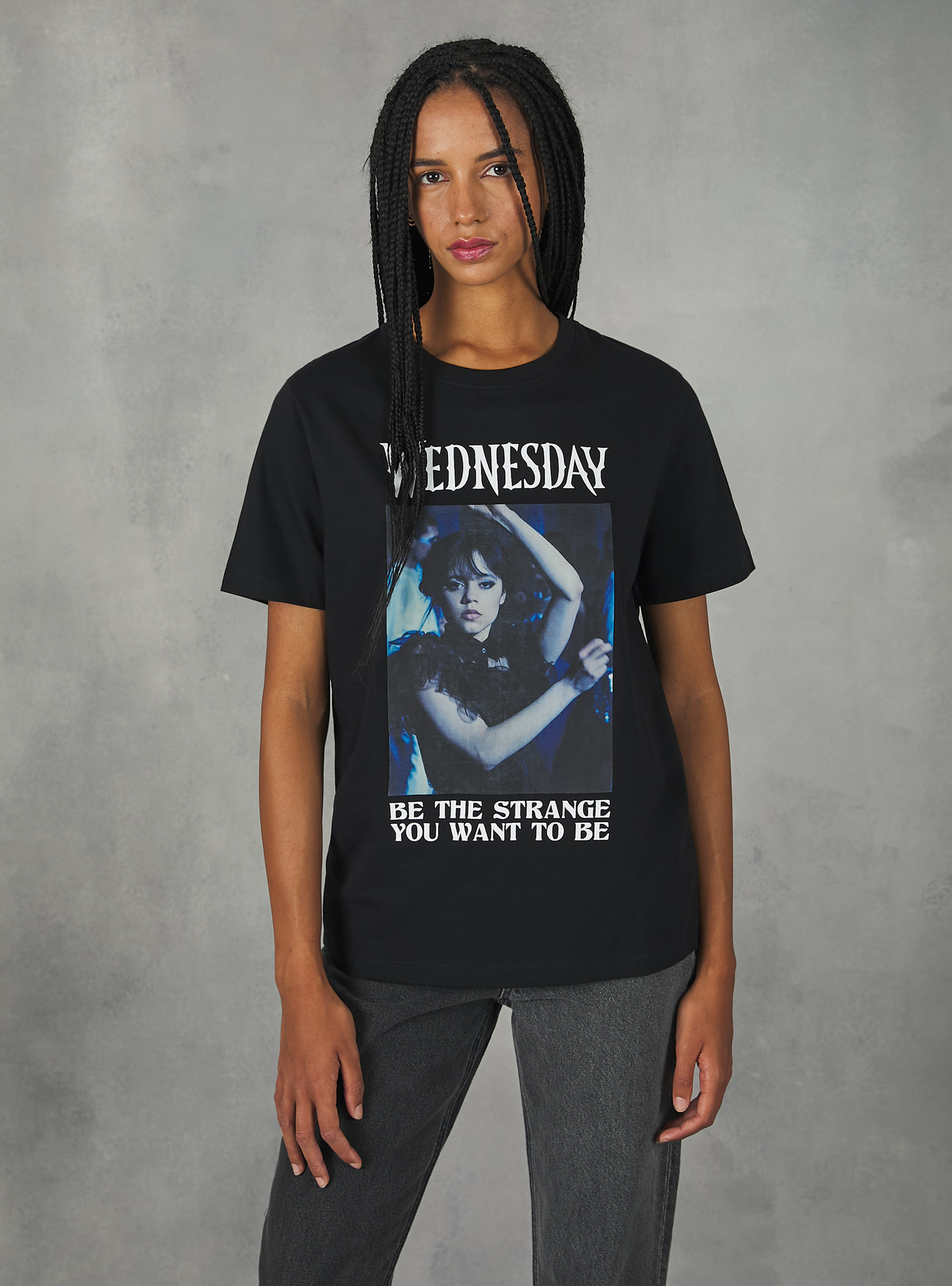 Maglietta Wednesday / Alcott, BK1 BLACK