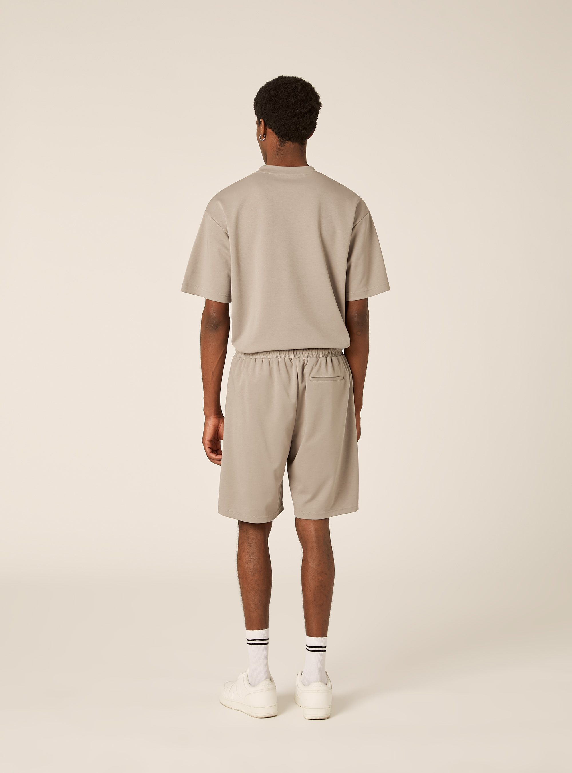 Bermuda AIRes in jersey, GRIGIO MEDIO