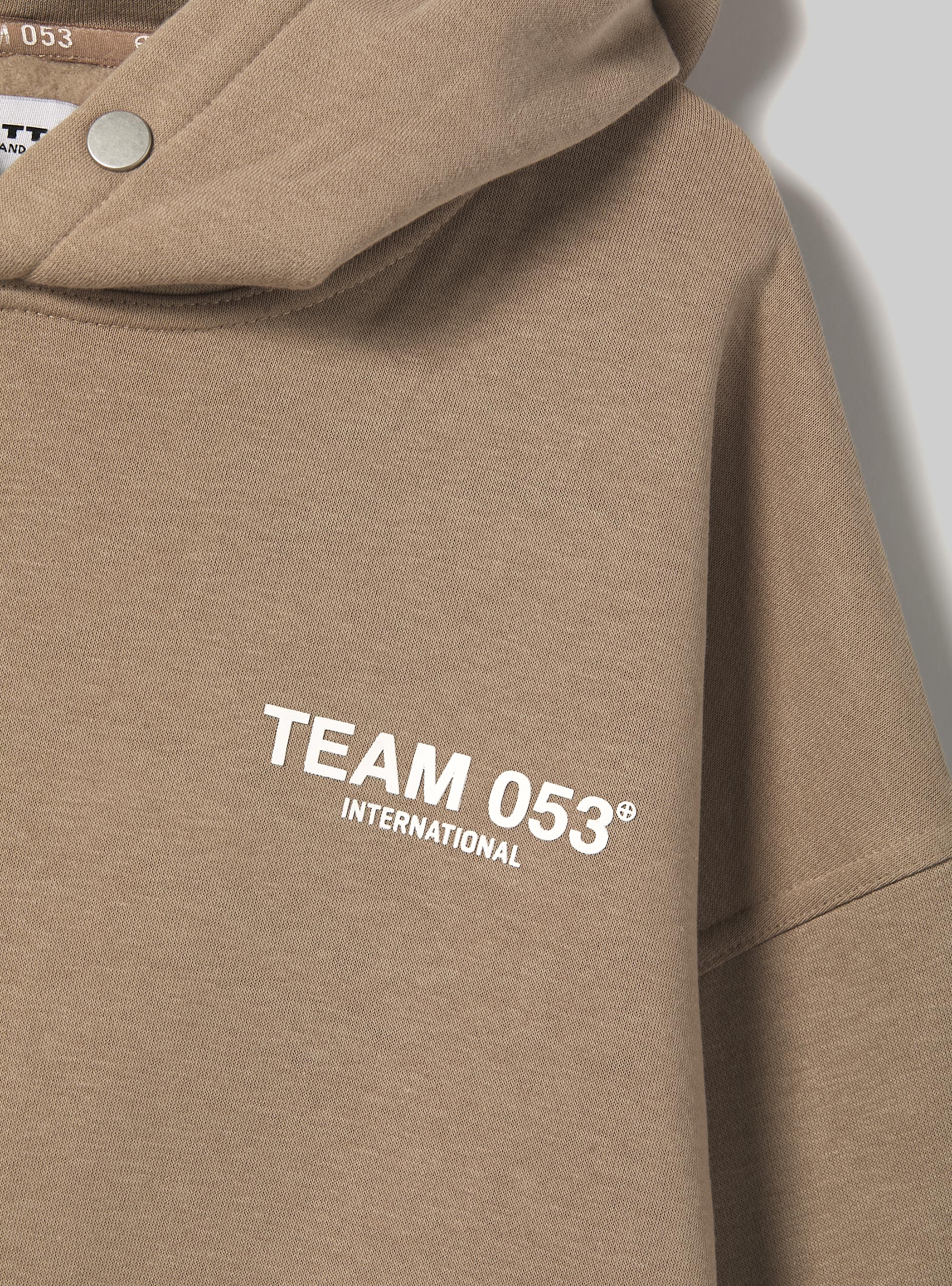 Sweatshirt with Team 053 print, BG1 BEIGE DARK