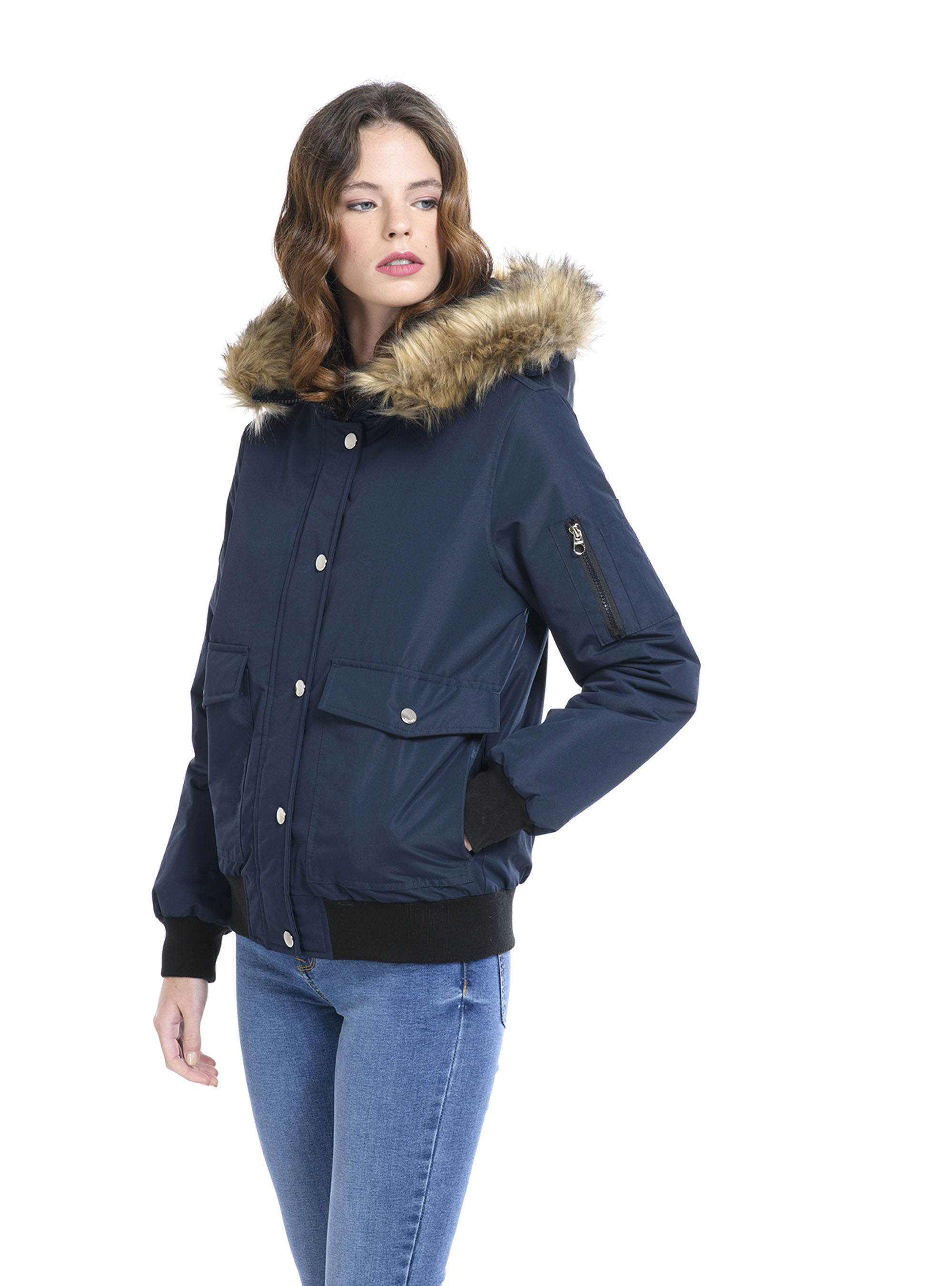 Bomber tecnico donna, BLUE NAVY