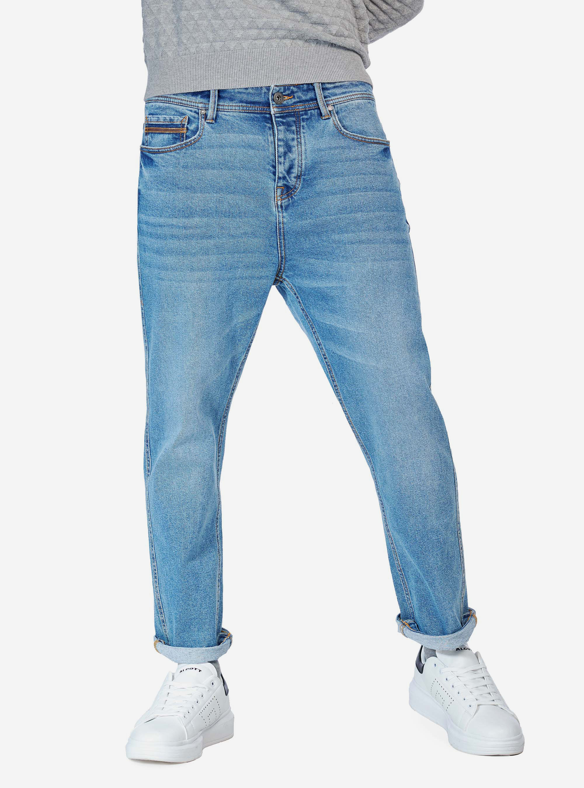 Jeans straight fit, C284 AZZURRE