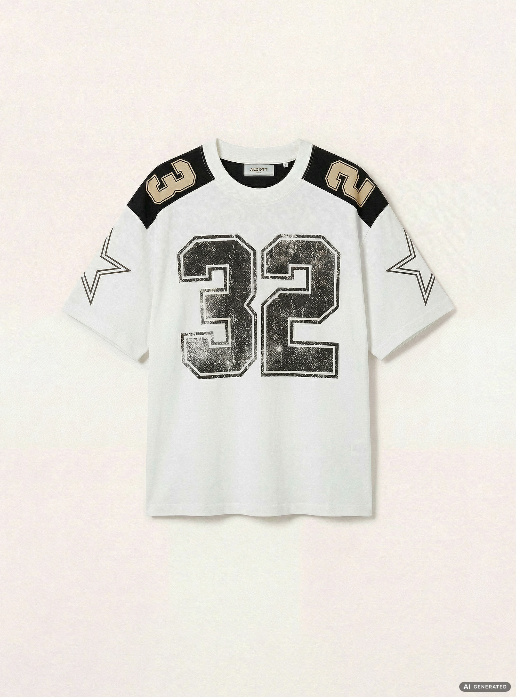 Boxy-fit printed T-shirt, WH1 OFF WHITE