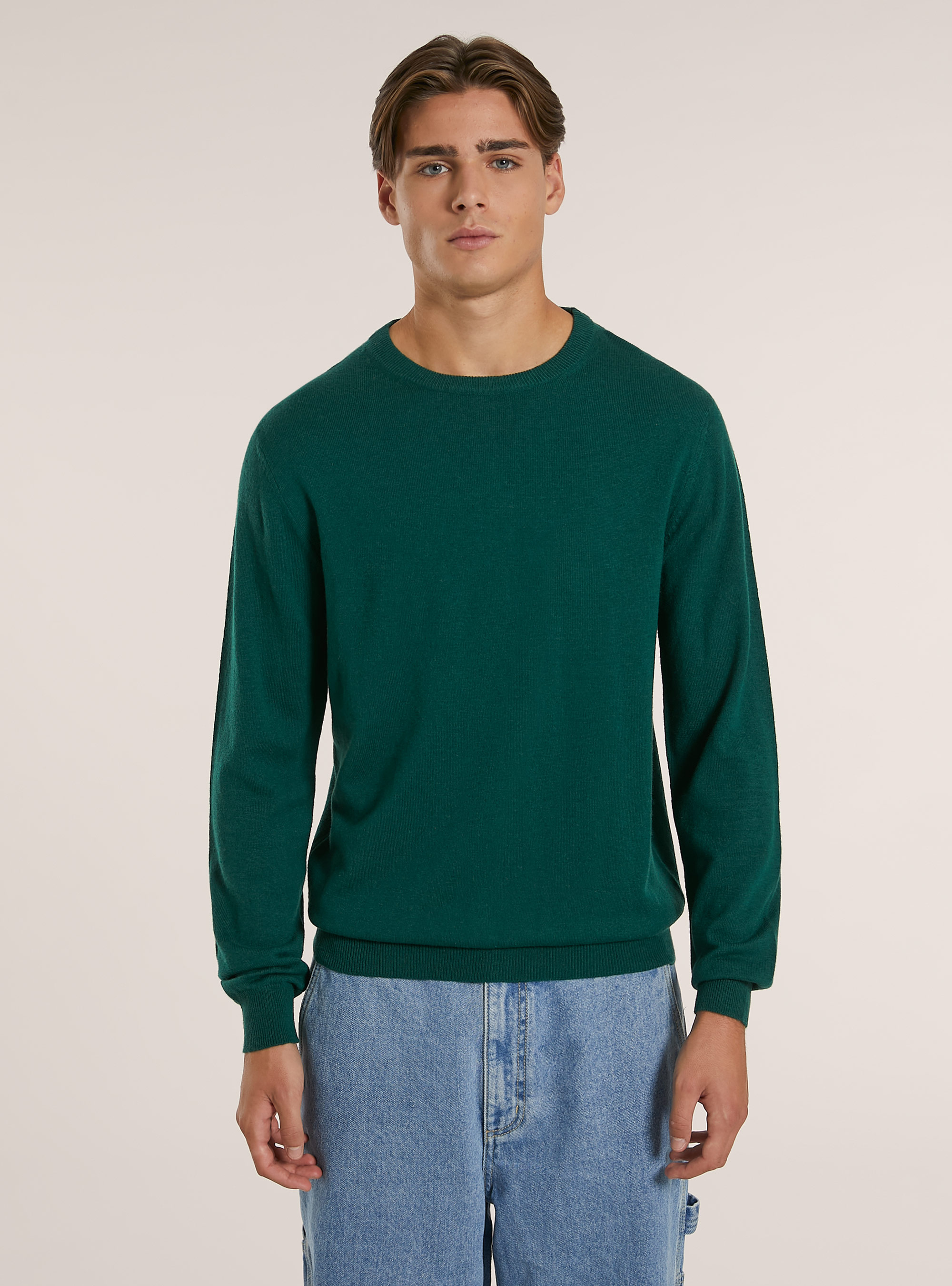 Jersey de mezcla de cachemira, GN1 GREEN DARK