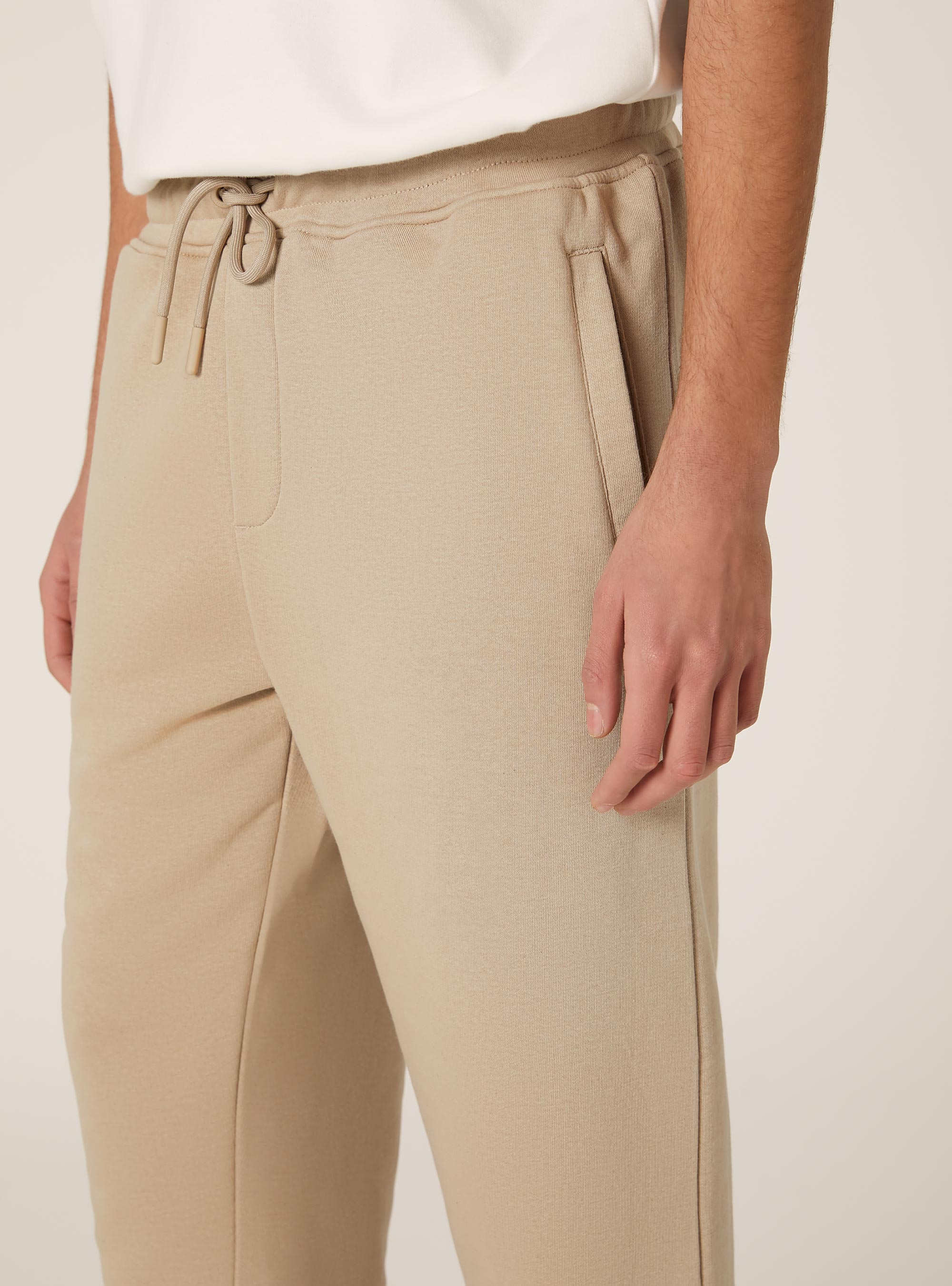 Plush jogger trousers, BG2 BEIGE MEDIUM