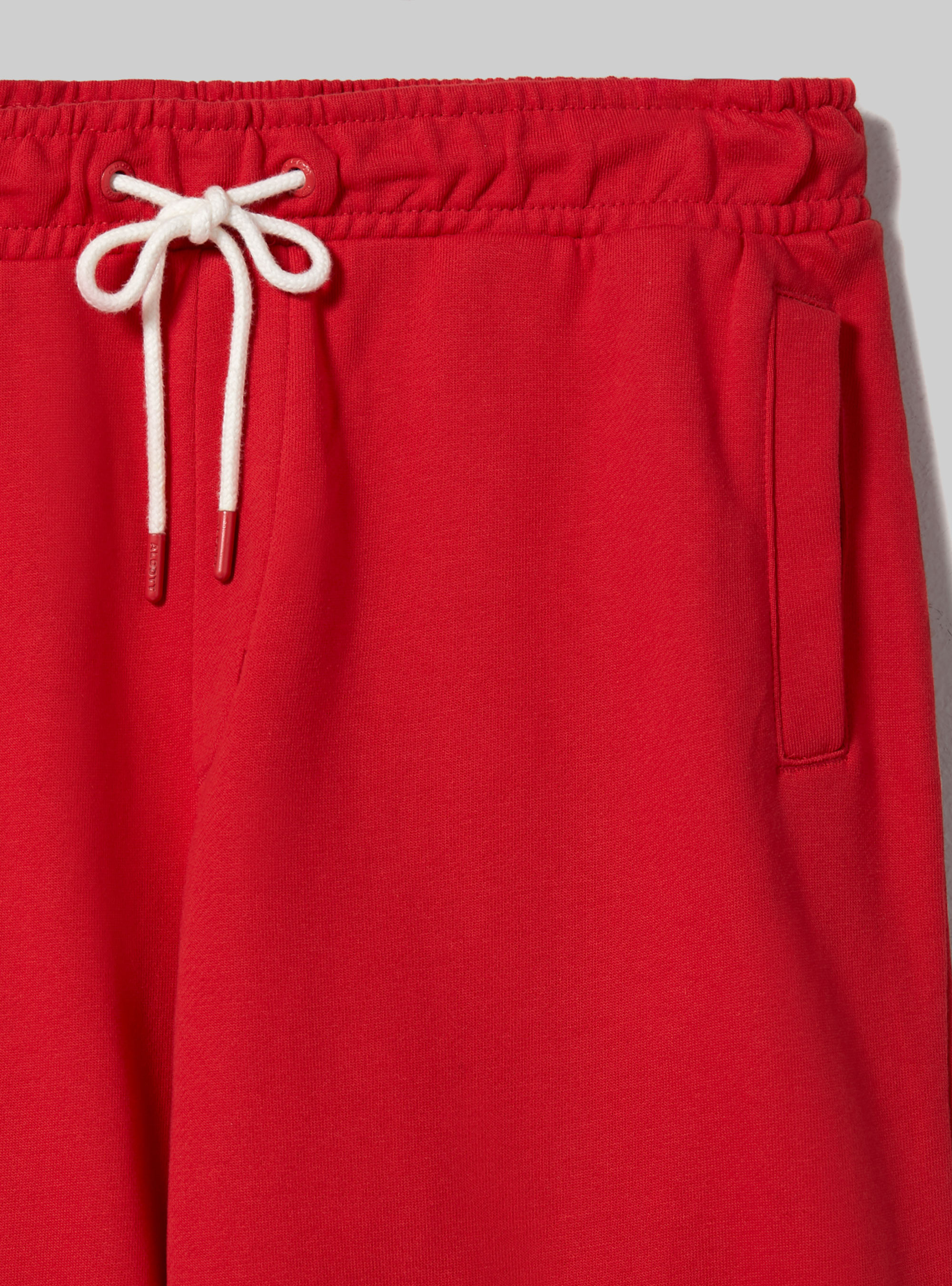 Plush jogger trousers, RD2 RED MEDIUM