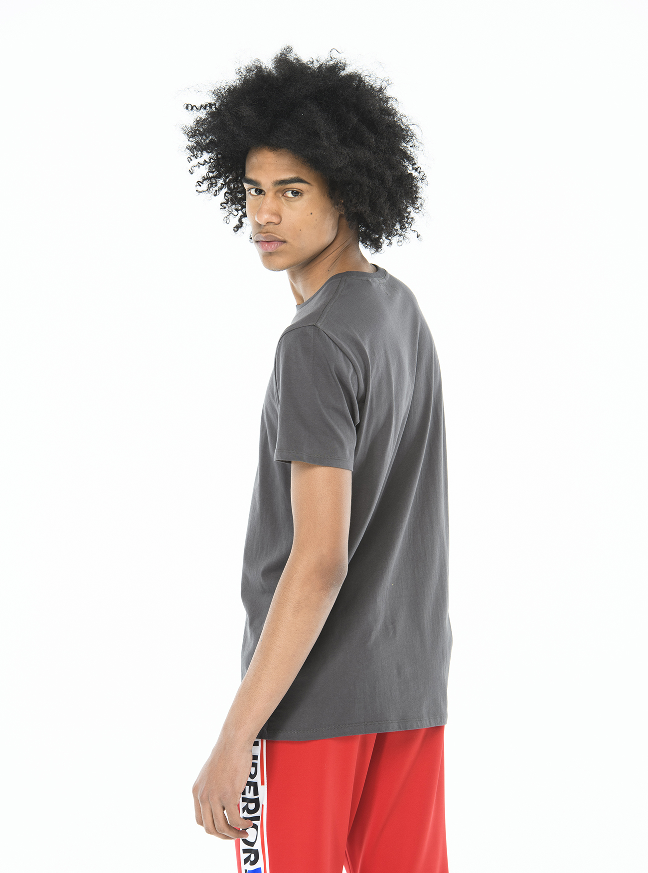 T-shirt tinta unita, C1119 GREY