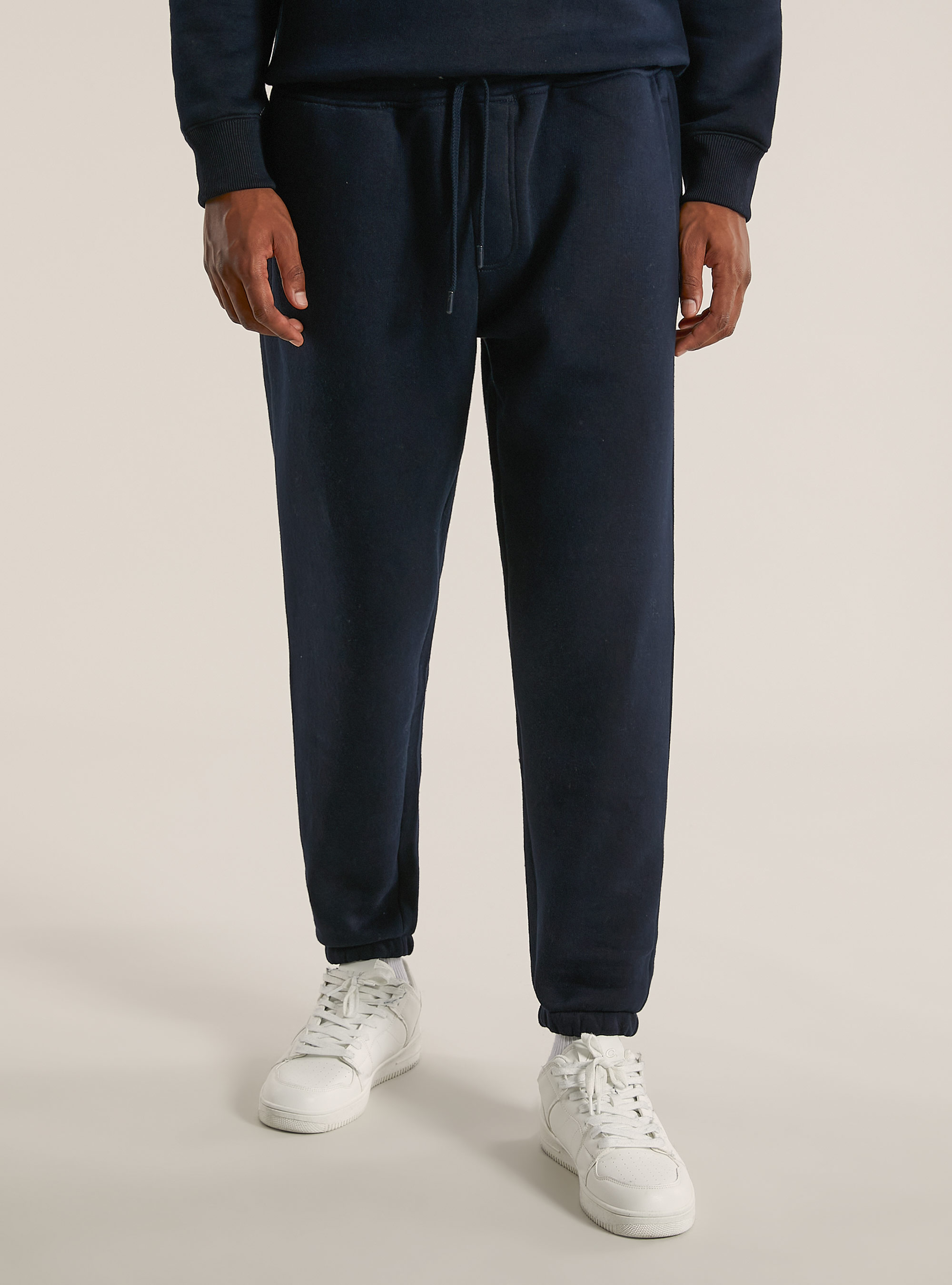 Fleece jogger trousers, NA1 NAVY DARK