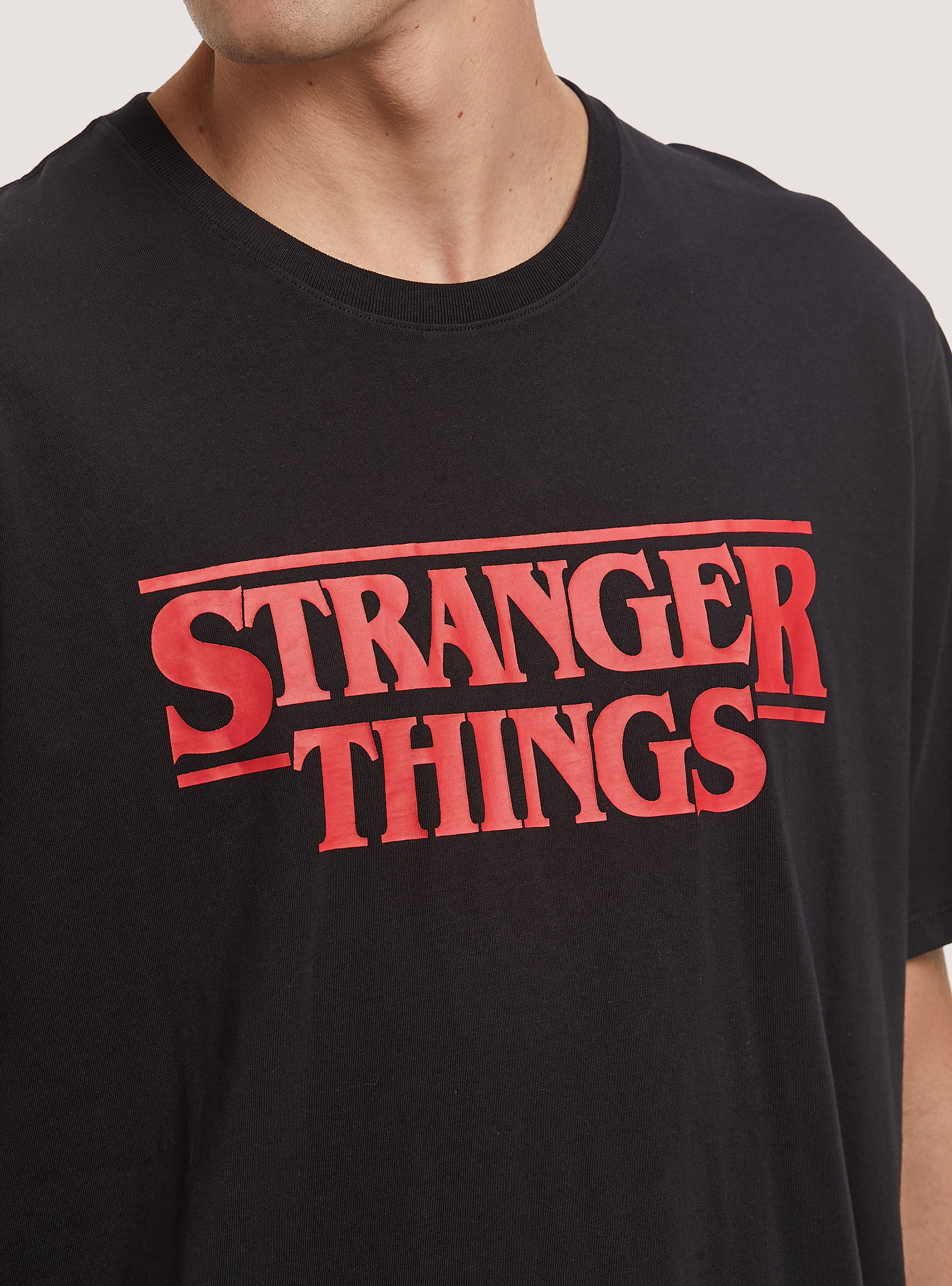 Stranger Things x Alcott T-shirt, BLACK