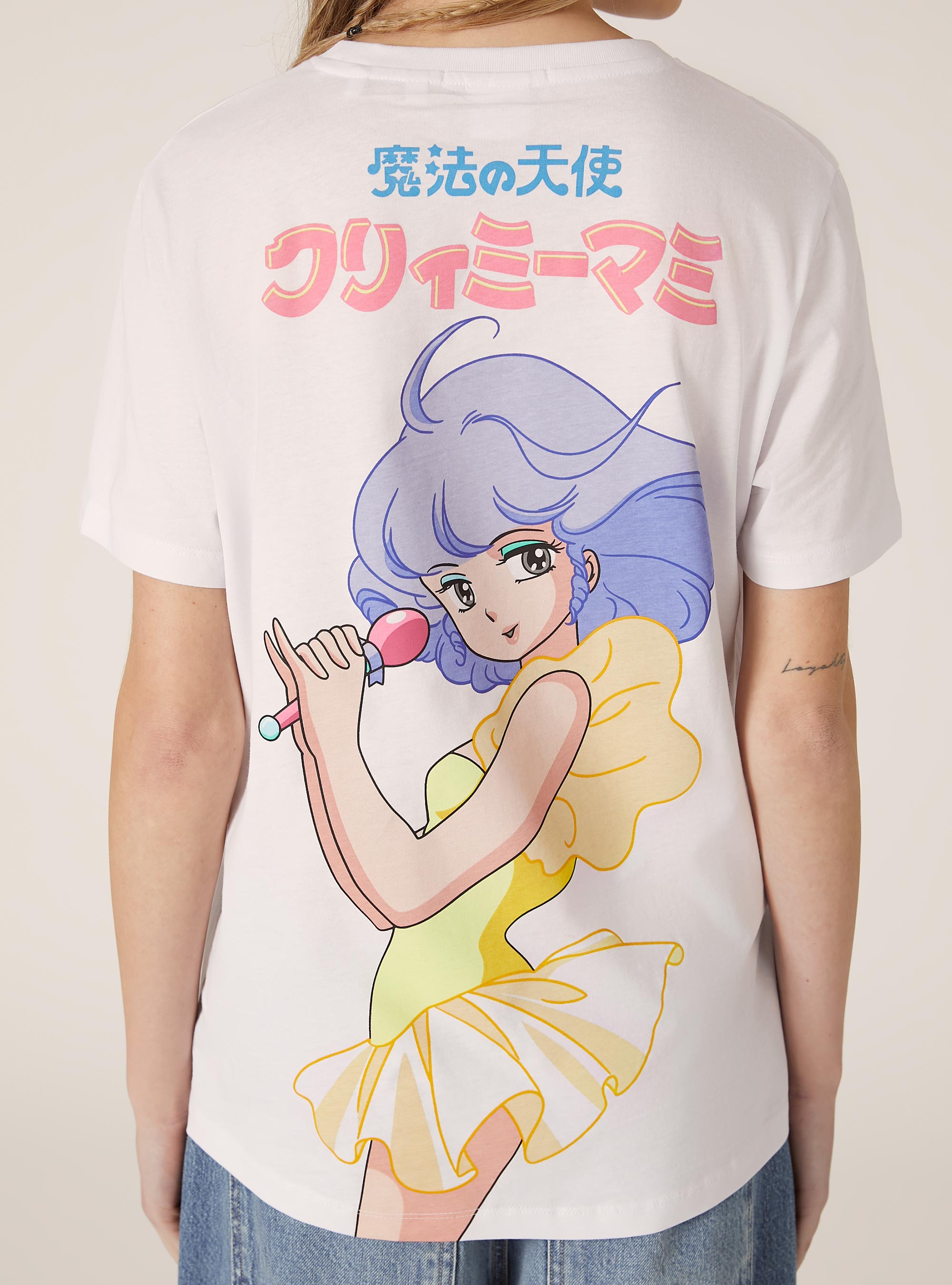 Camiseta con estampado Creamy / Alcott, WH3 WHITE