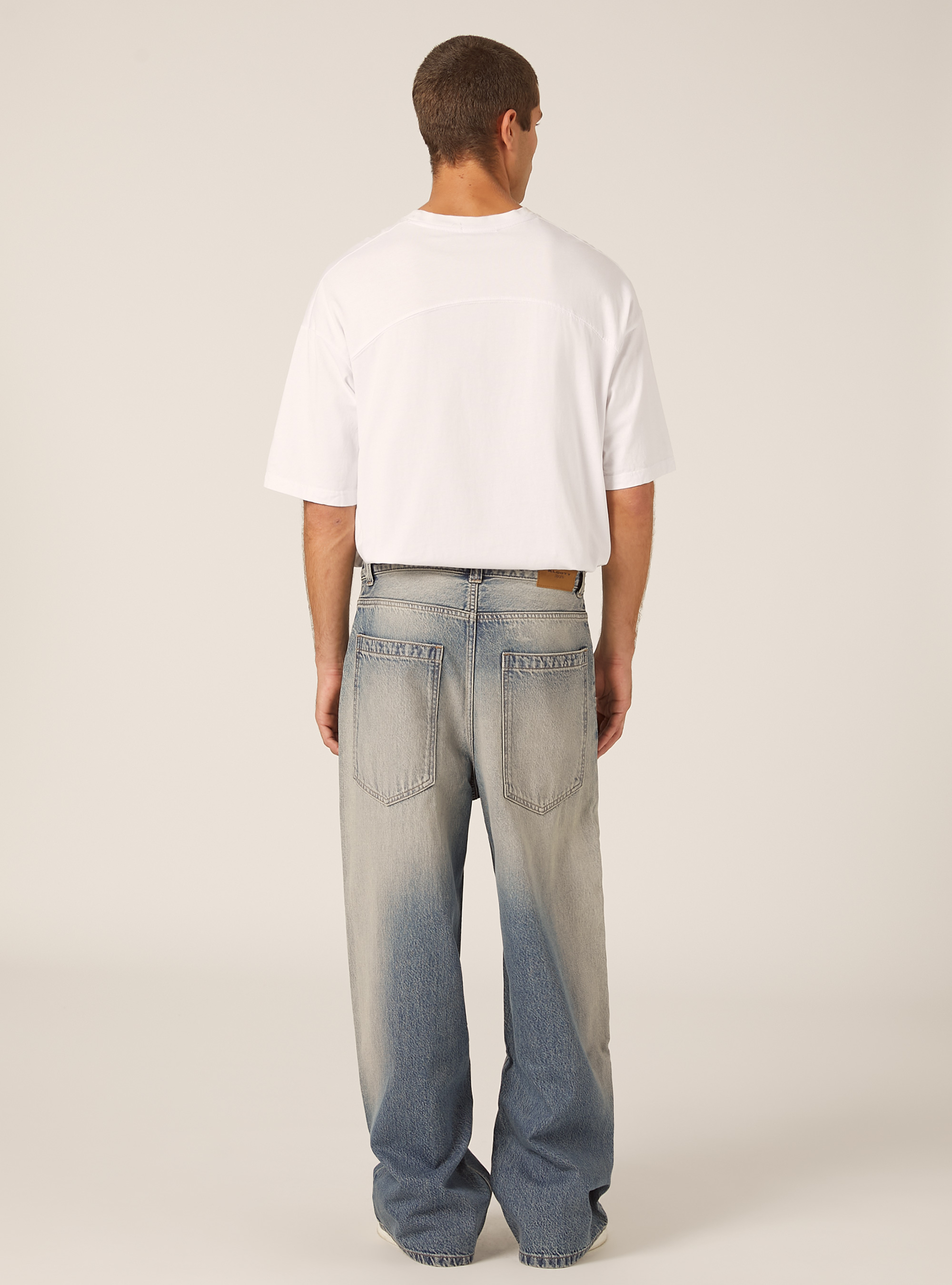 Super baggy fit jeans, D004 MEDIUM LIGHT BLUE