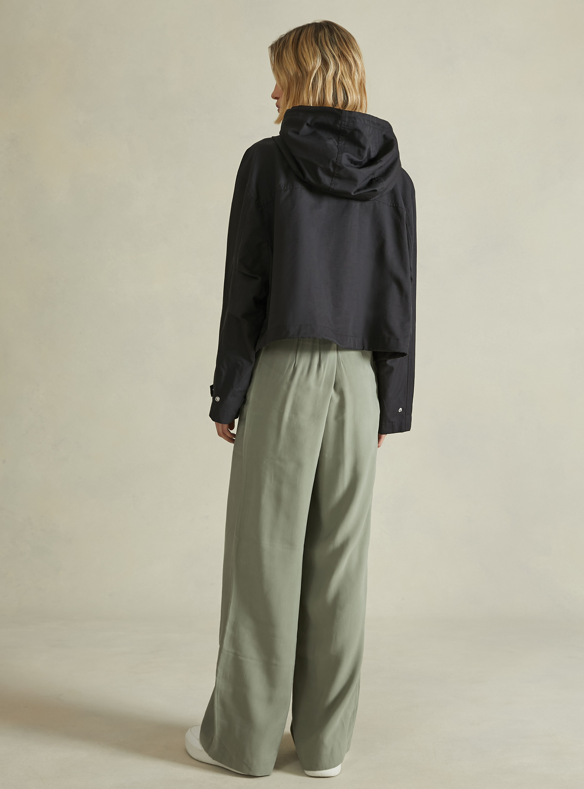 Twill jacket with pockets, BK1 BLACK