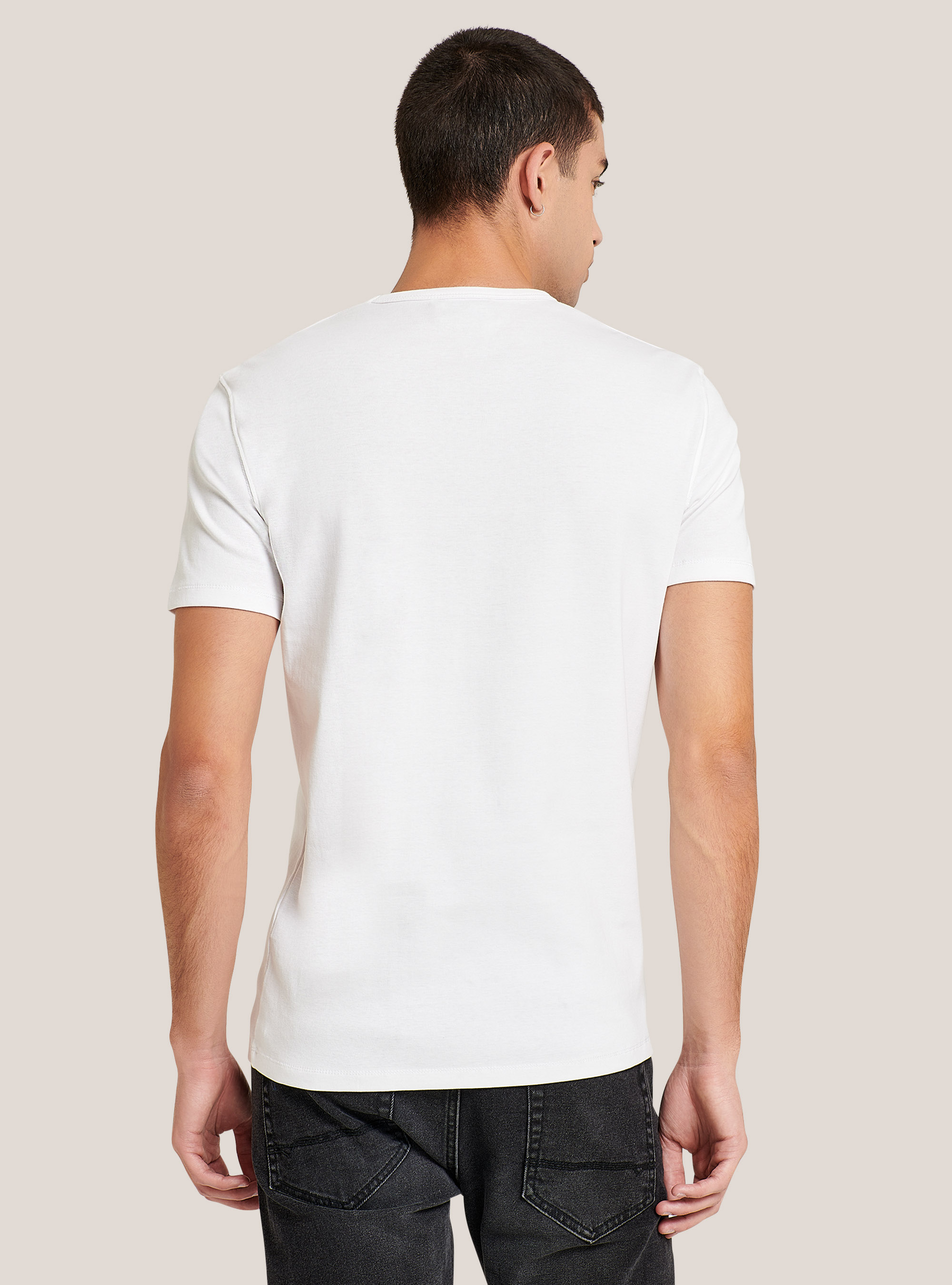 PRINTED T-SHIRT, WHITE