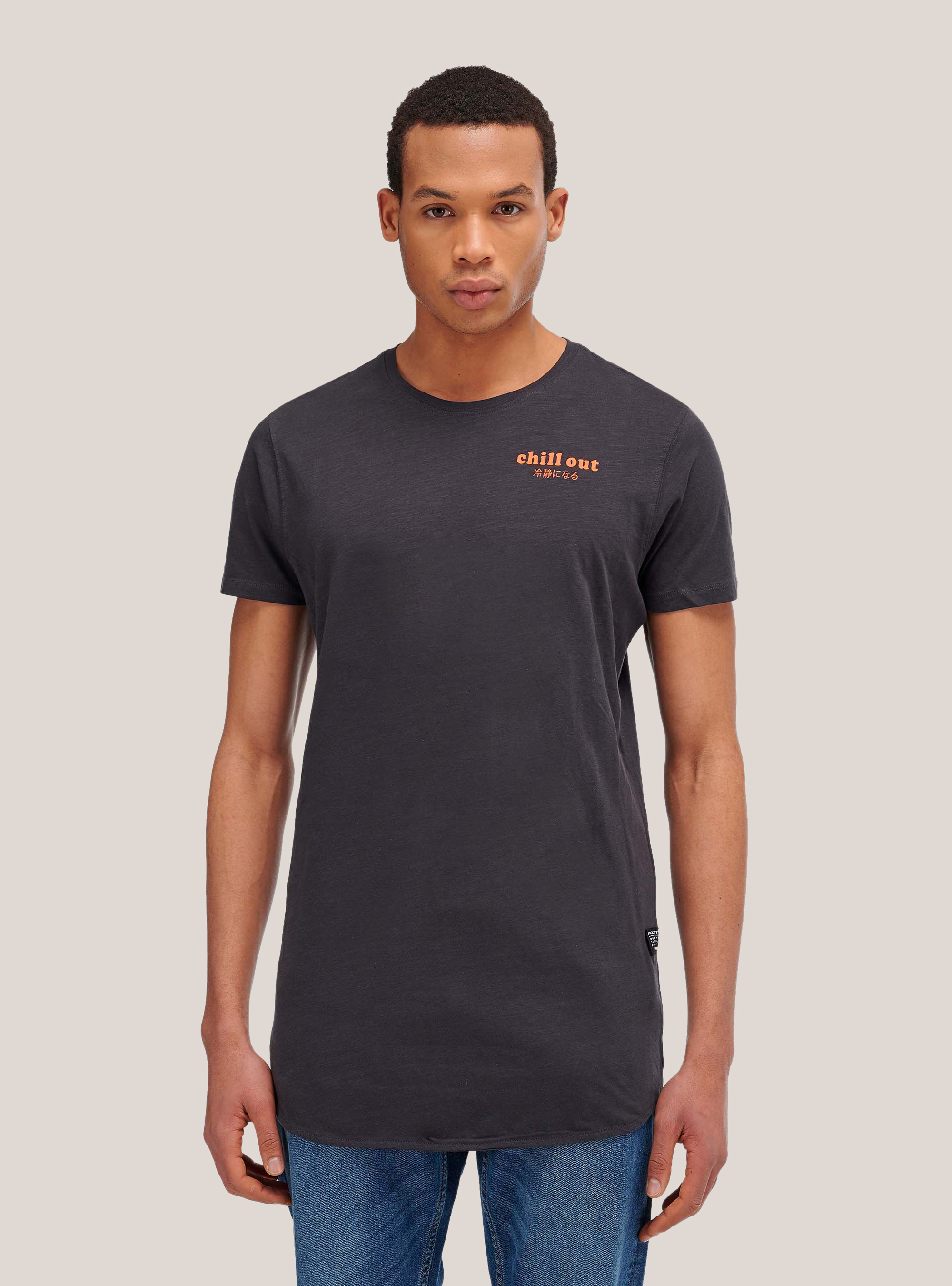 Essential oversize fit t-shirt, BLACK