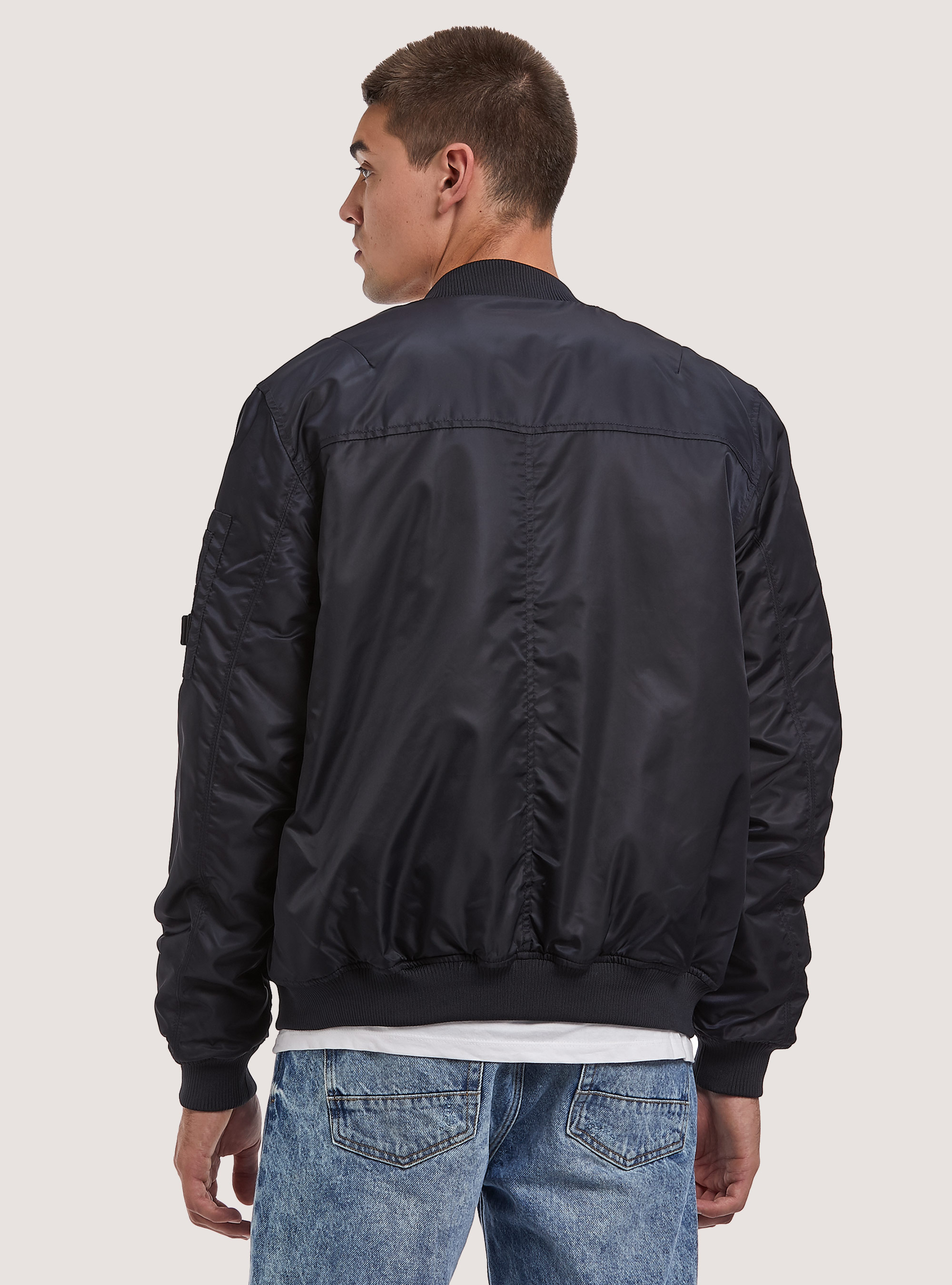 Padded bomber jacket